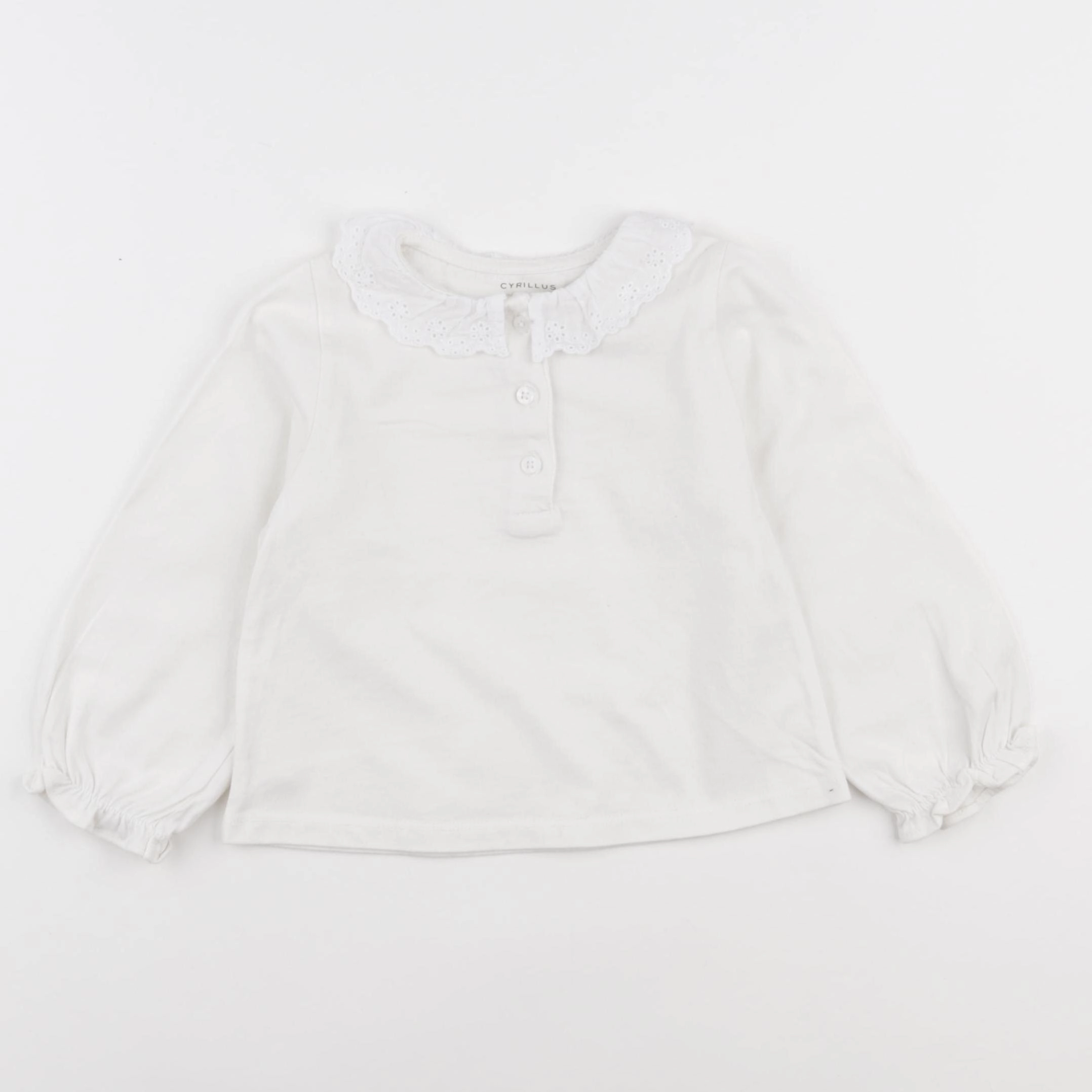 Cyrillus - tee-shirt blanc - 24 mois