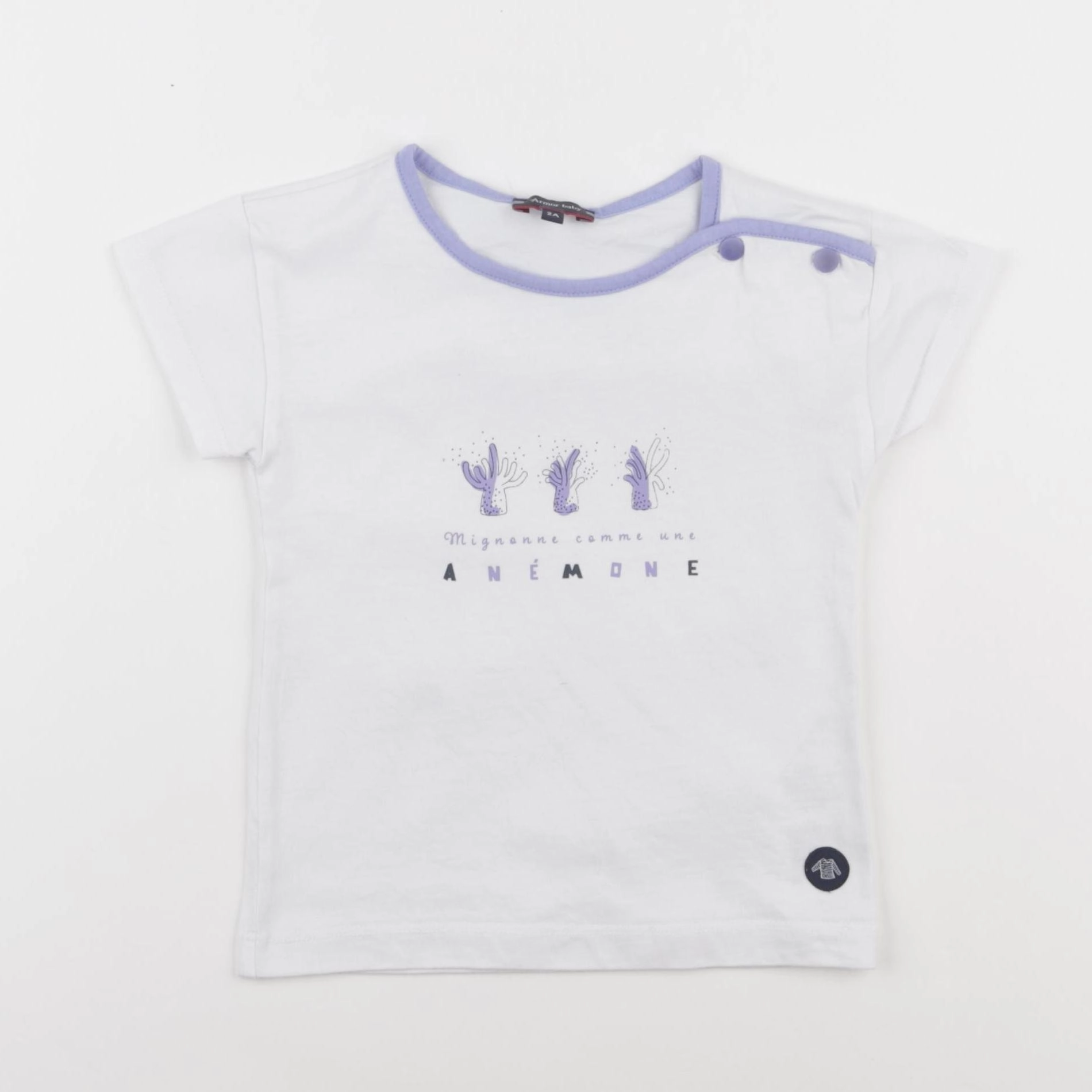 Armor Lux - tee-shirt blanc - 2 ans