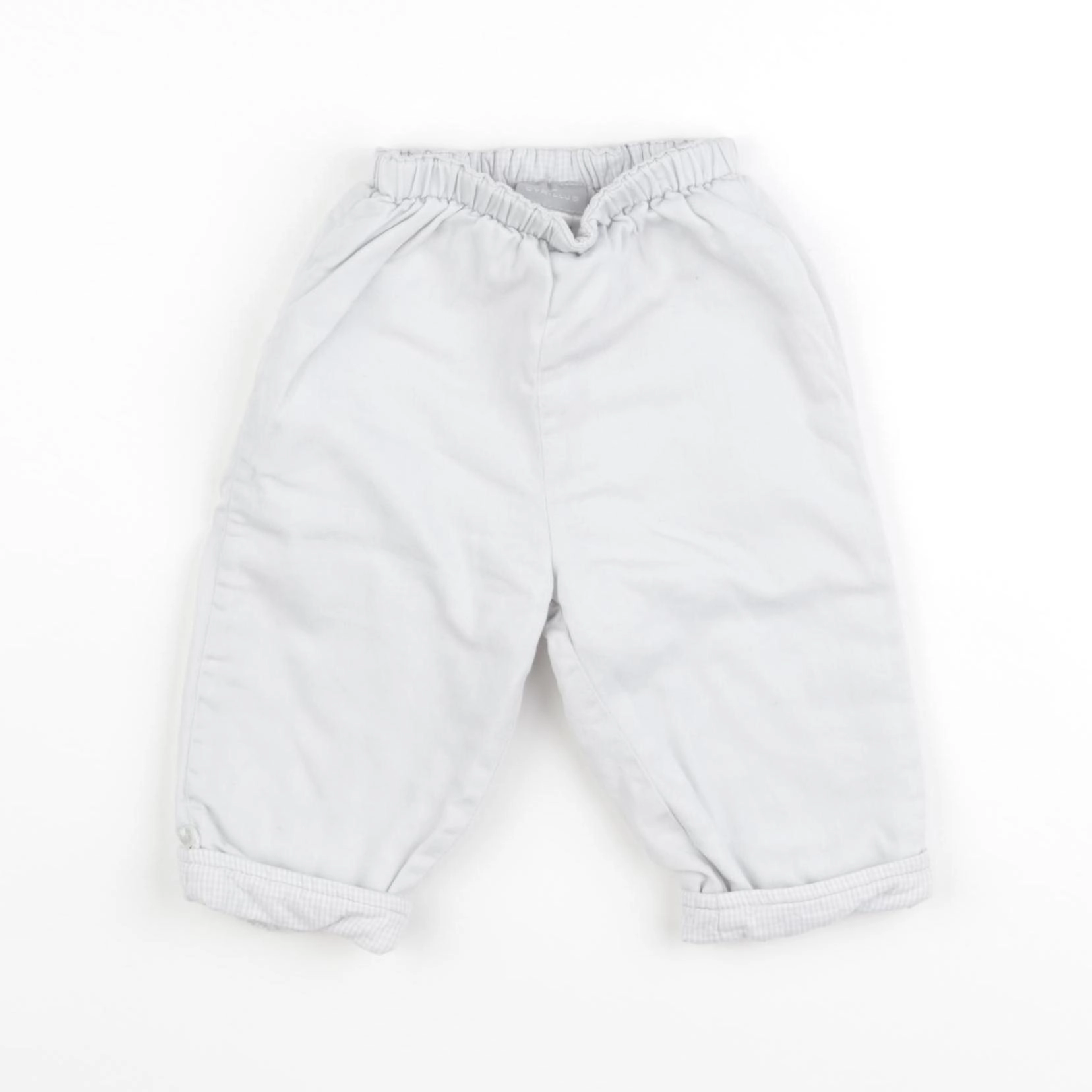 Cyrillus - pantalon doublé blanc - 9 mois