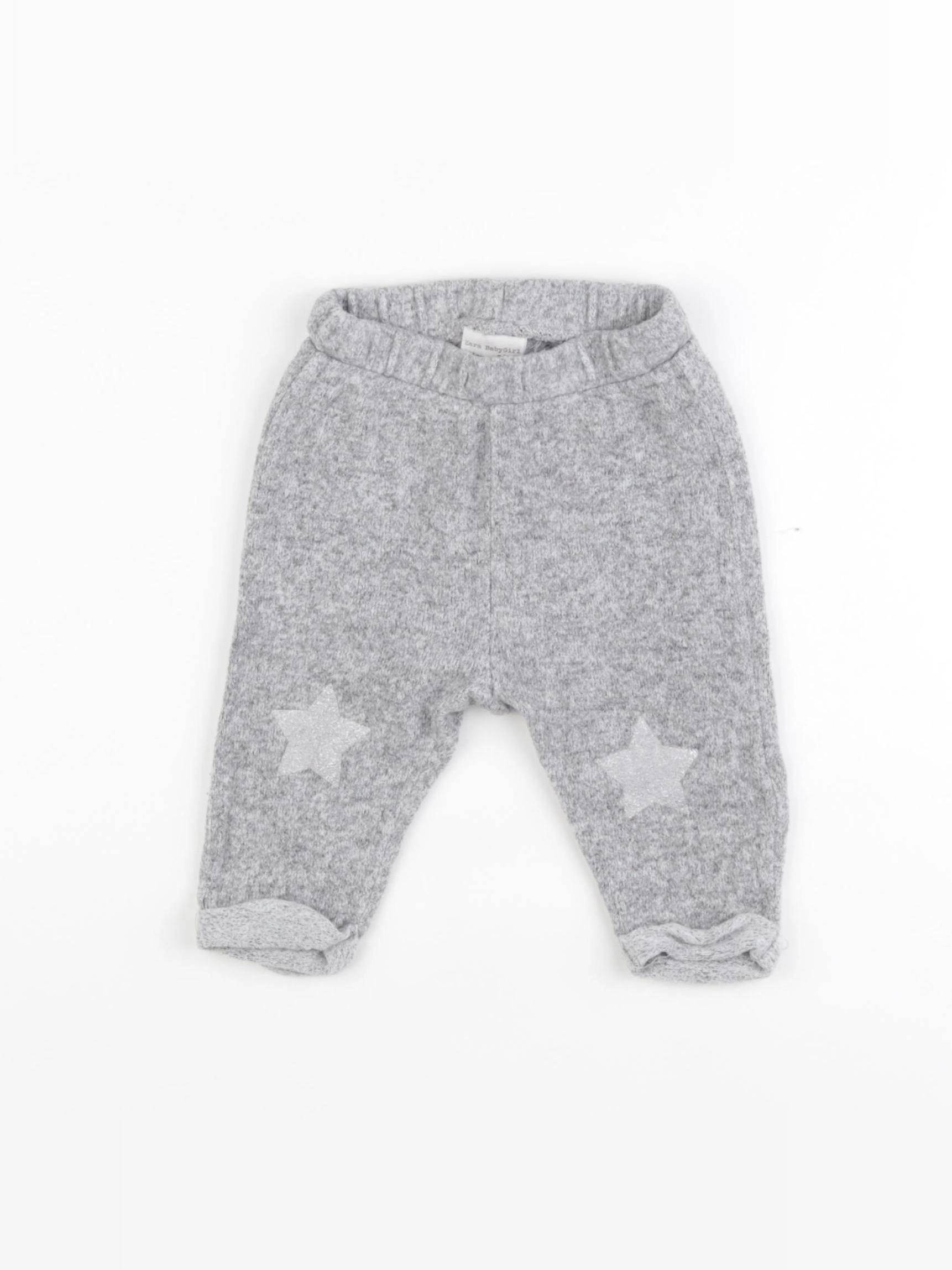 Zara - legging gris - 3/6 mois