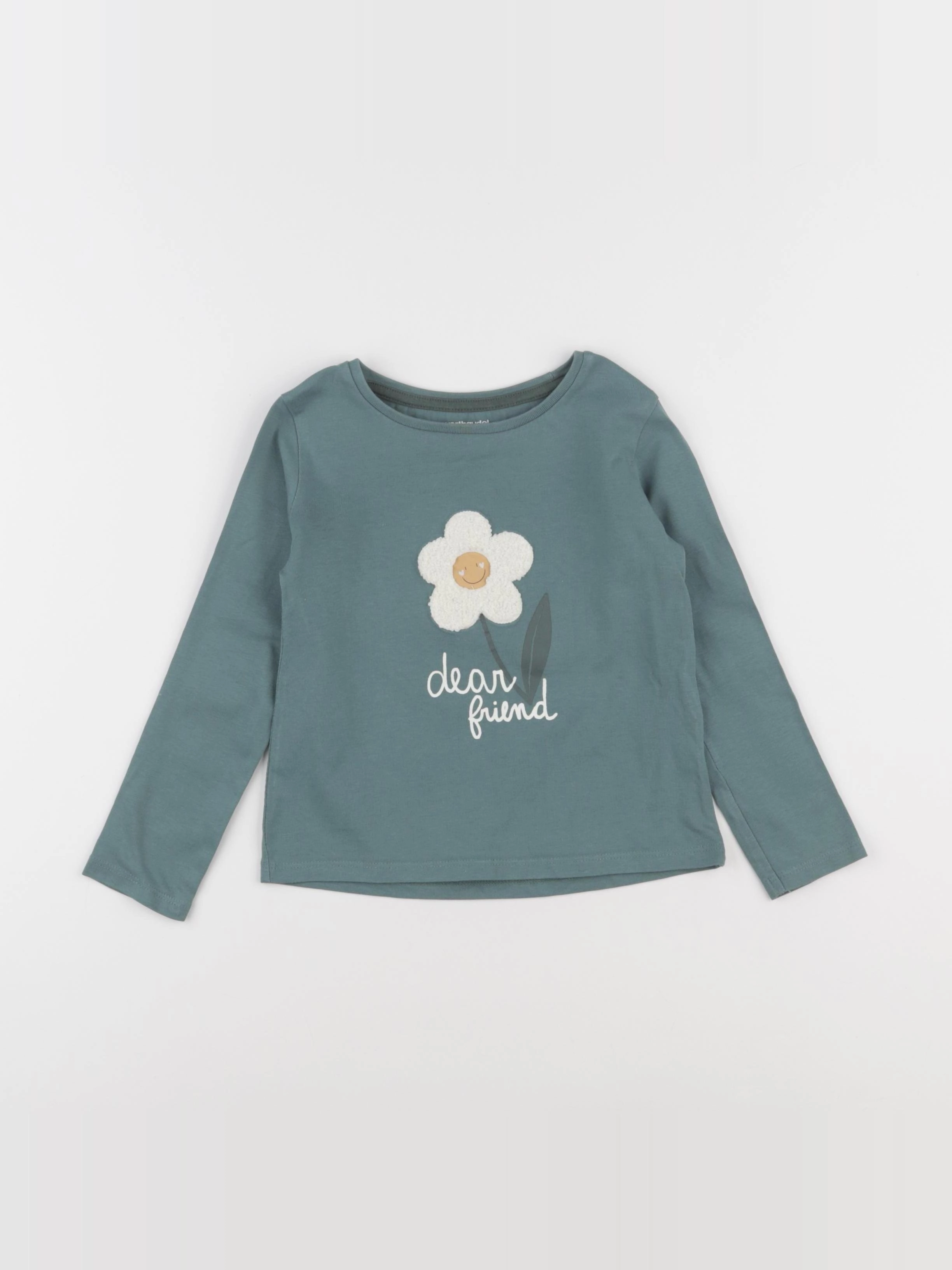 Vertbaudet - tee-shirt vert - 3 ans