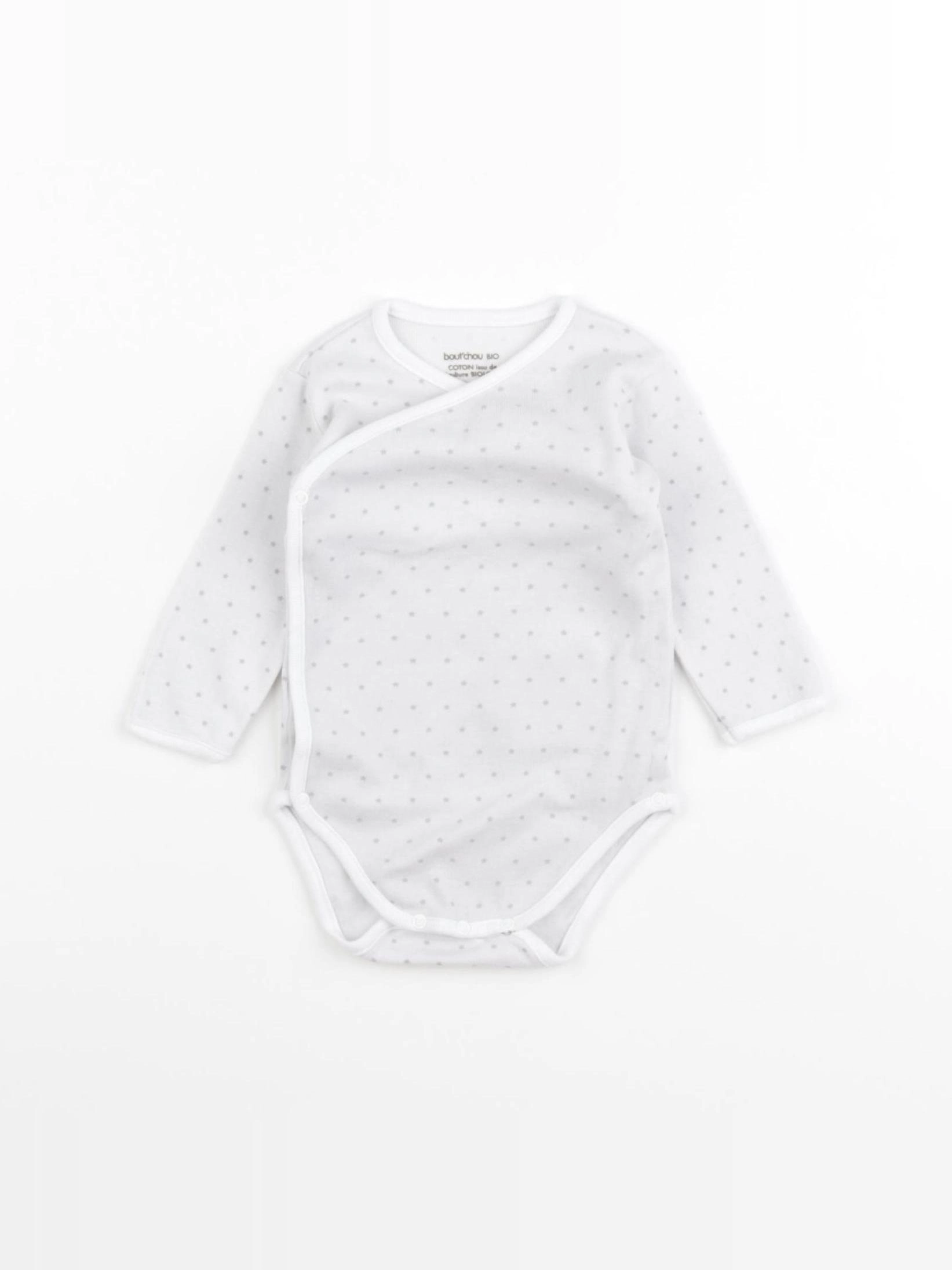 Boutchou - body blanc - 6 mois
