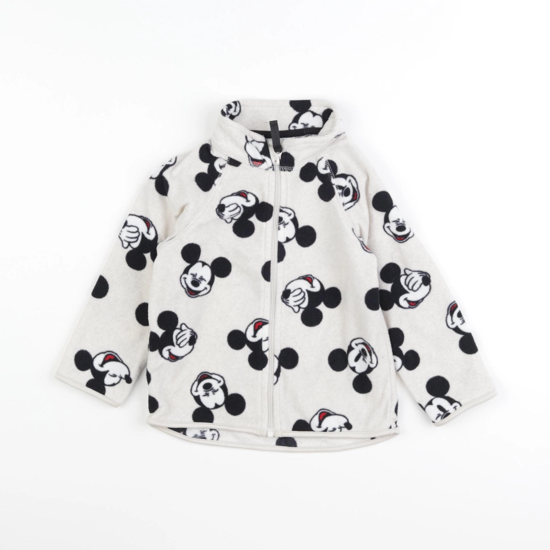 H&M - polaire blanc - 12/18 mois