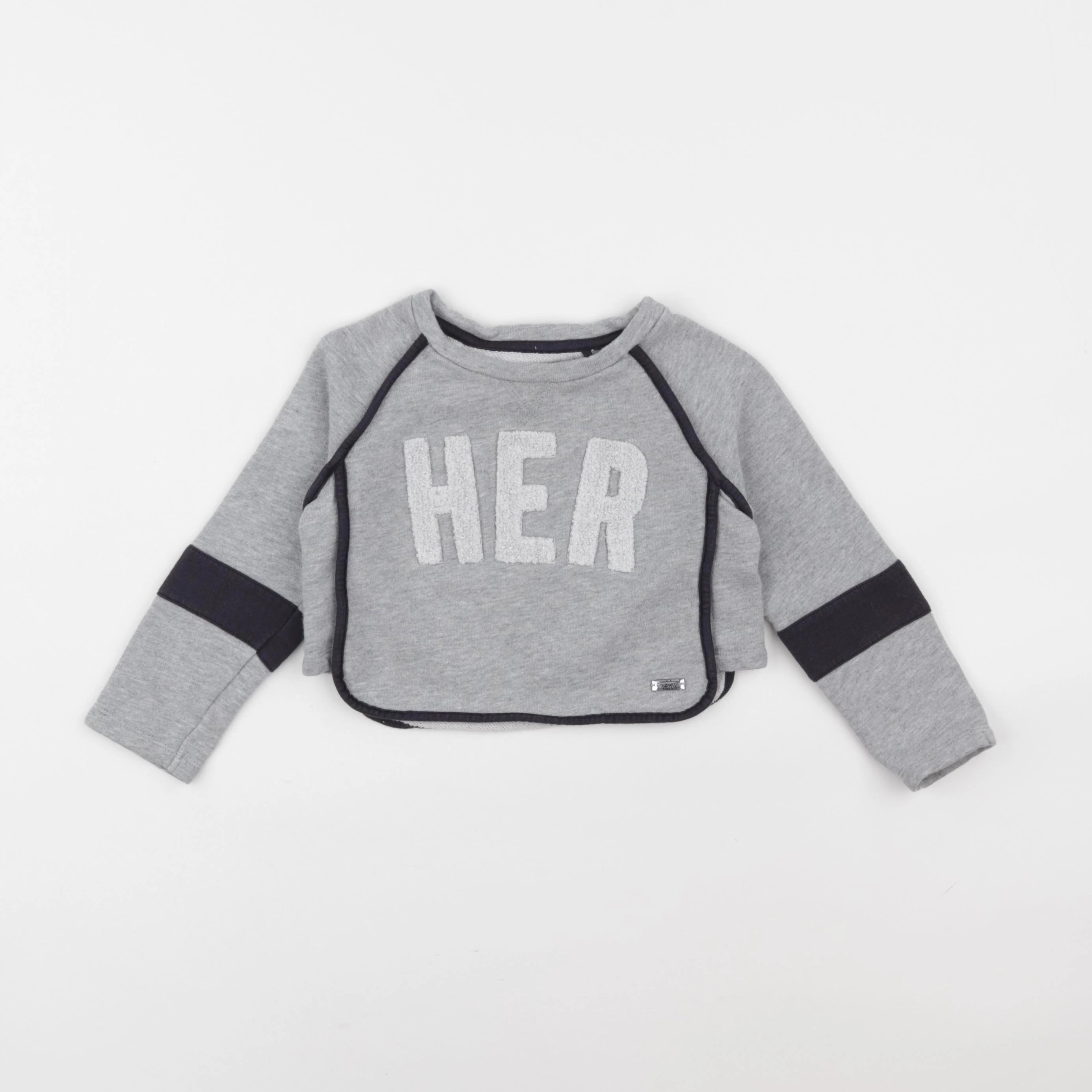 IKKS - sweat gris - 3 ans