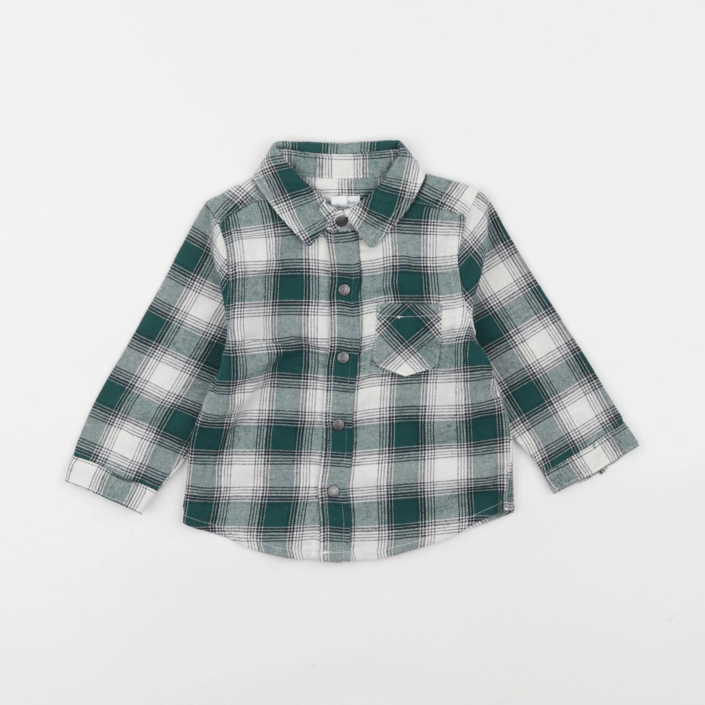 Vertbaudet - chemise multicolore - 12 mois
