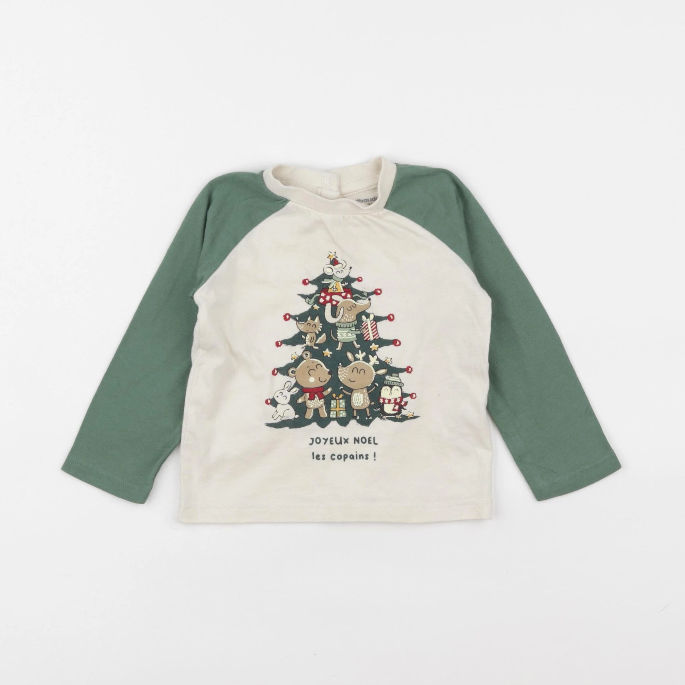 Vertbaudet - tee-shirt multicolore - 18 mois
