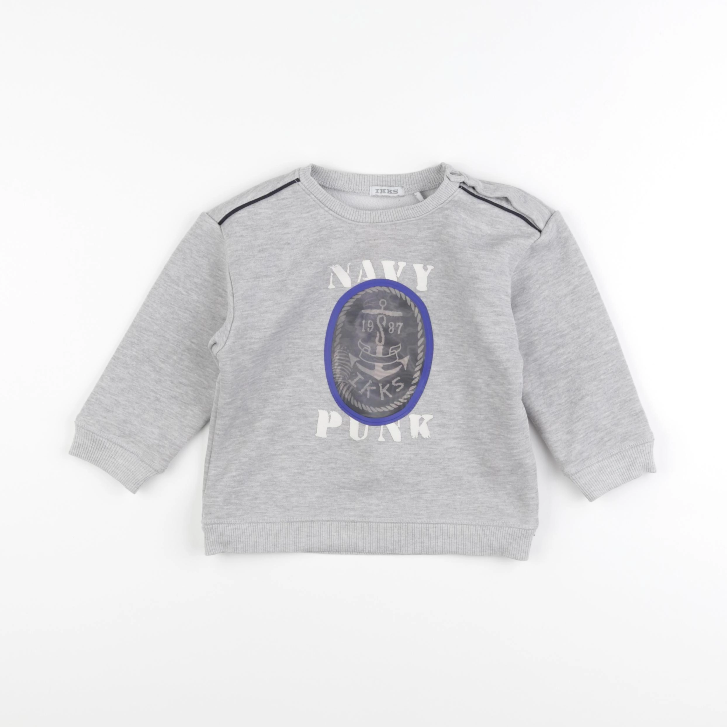IKKS - sweat gris - 2 ans