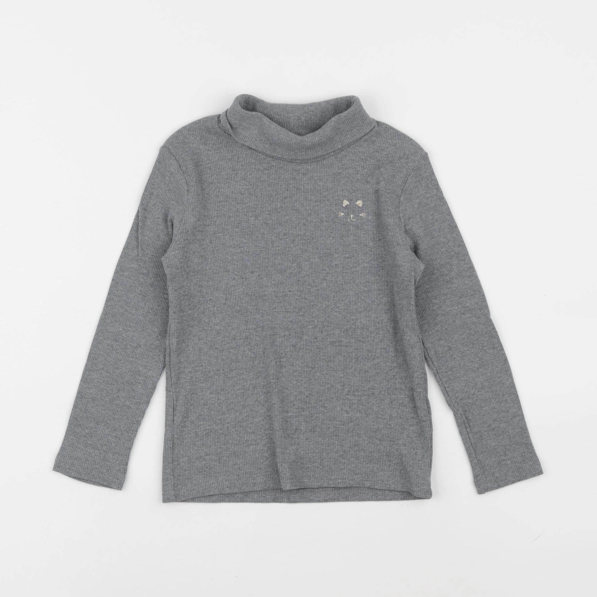Vertbaudet - sous-pull gris - 4 ans