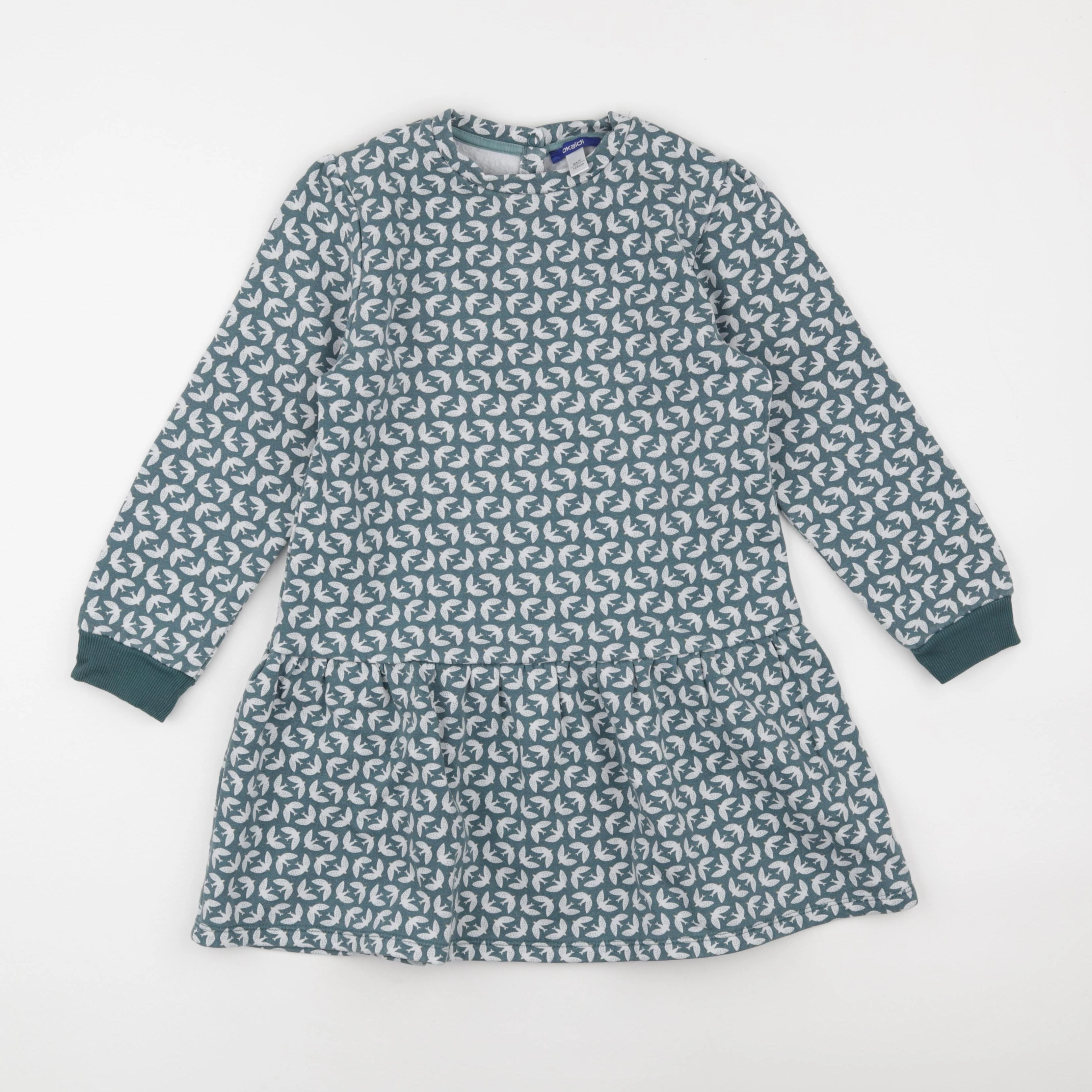 Okaidi - robe vert - 8 ans