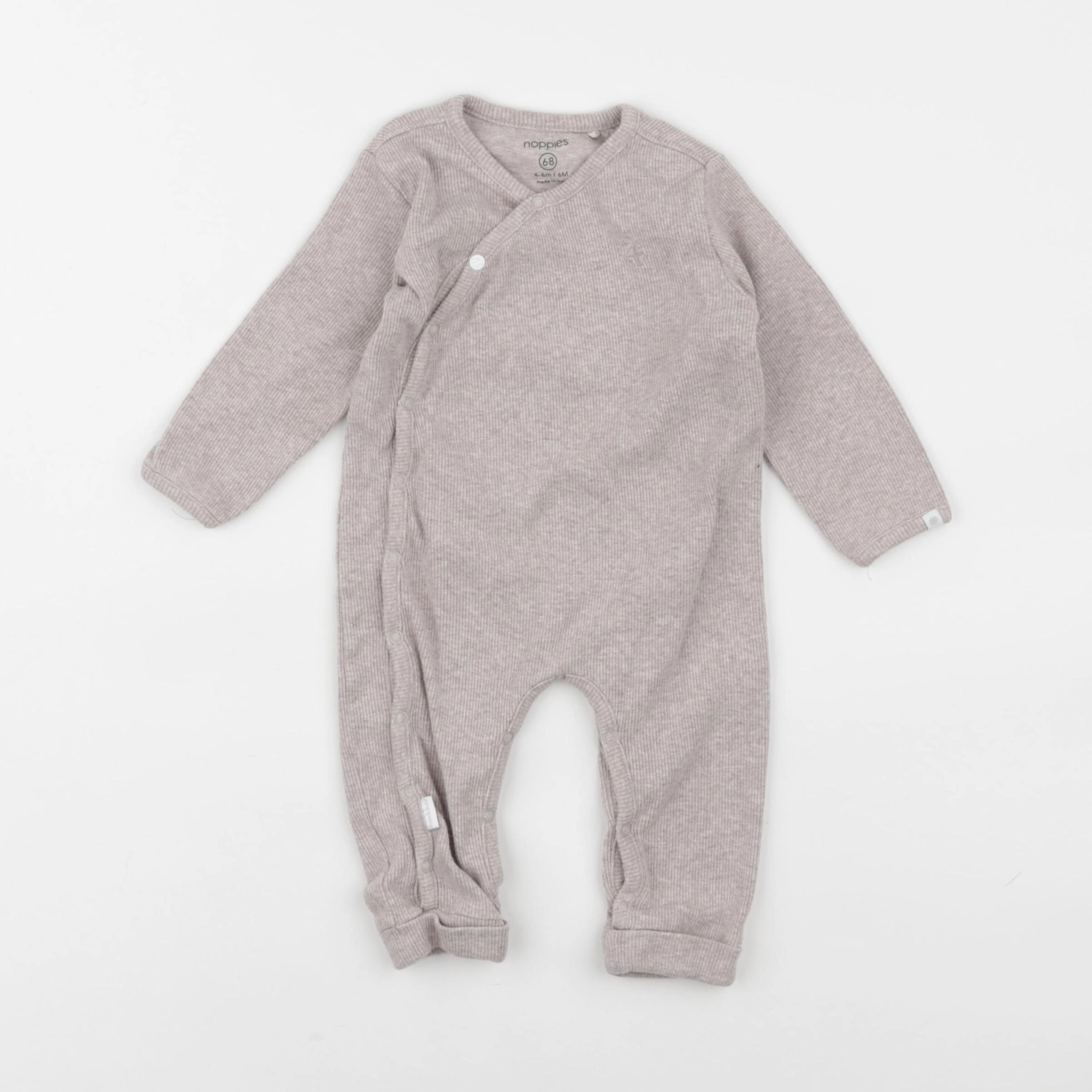 Noppies - pyjama coton beige - 3/6 mois