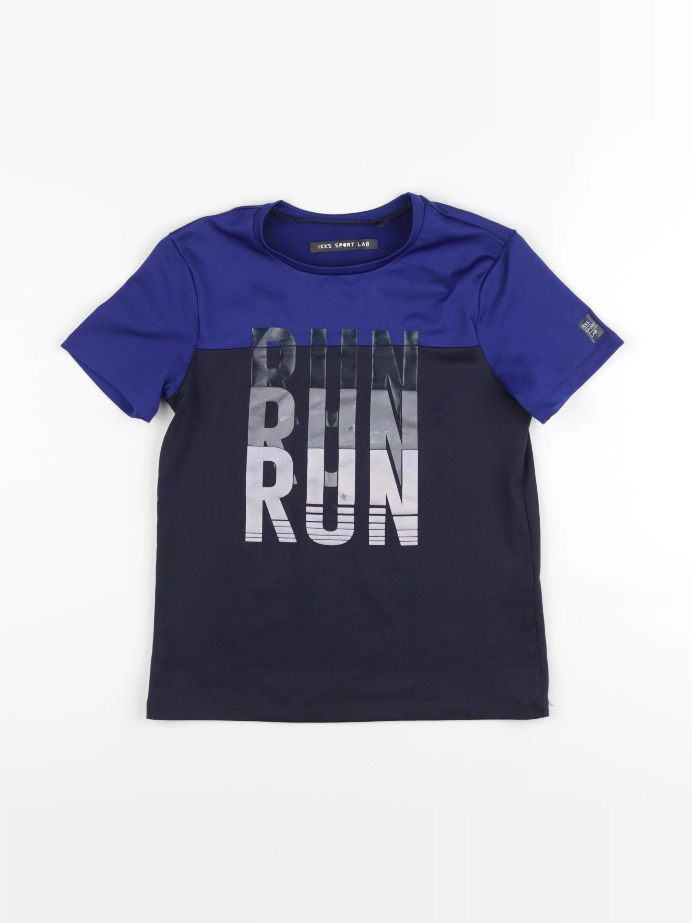 IKKS - tee-shirt bleu, noir - 8 ans