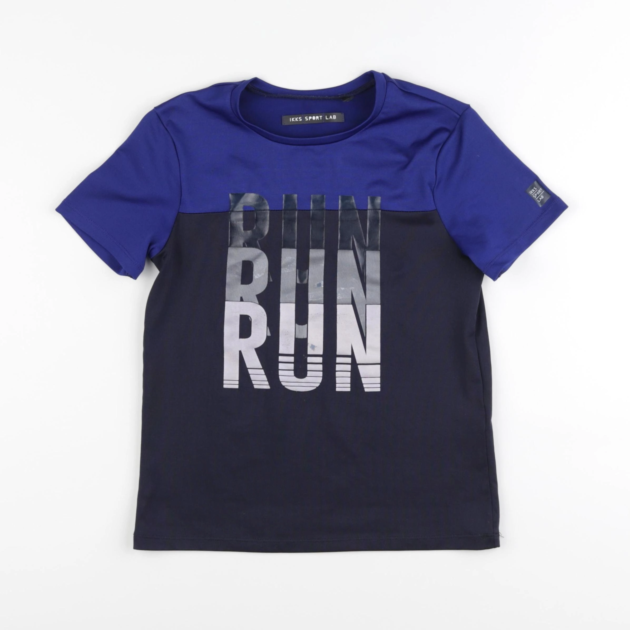 IKKS - tee-shirt bleu, noir - 8 ans