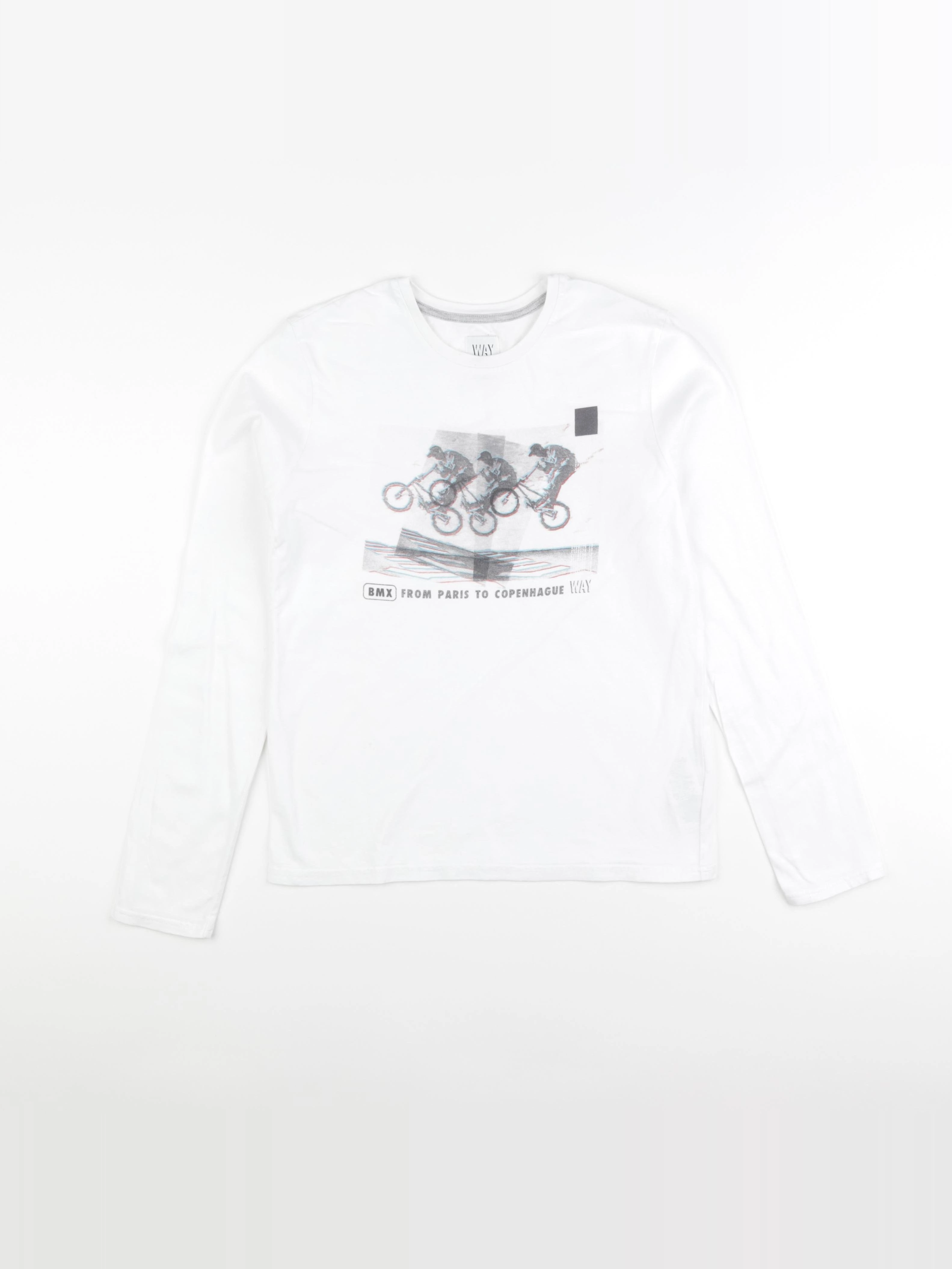 IKKS - tee-shirt blanc - 12 ans