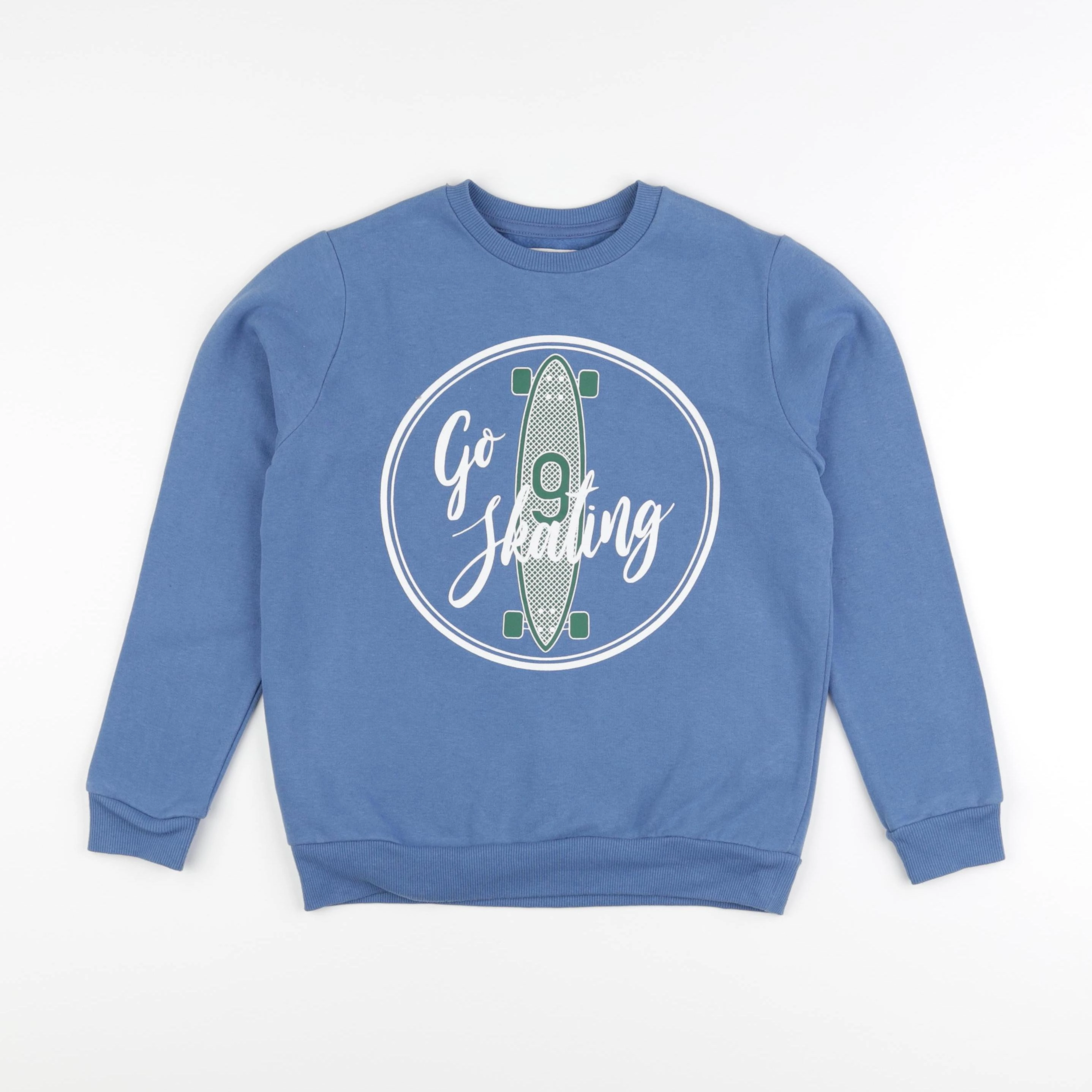 Cyrillus - sweat bleu - 10 ans