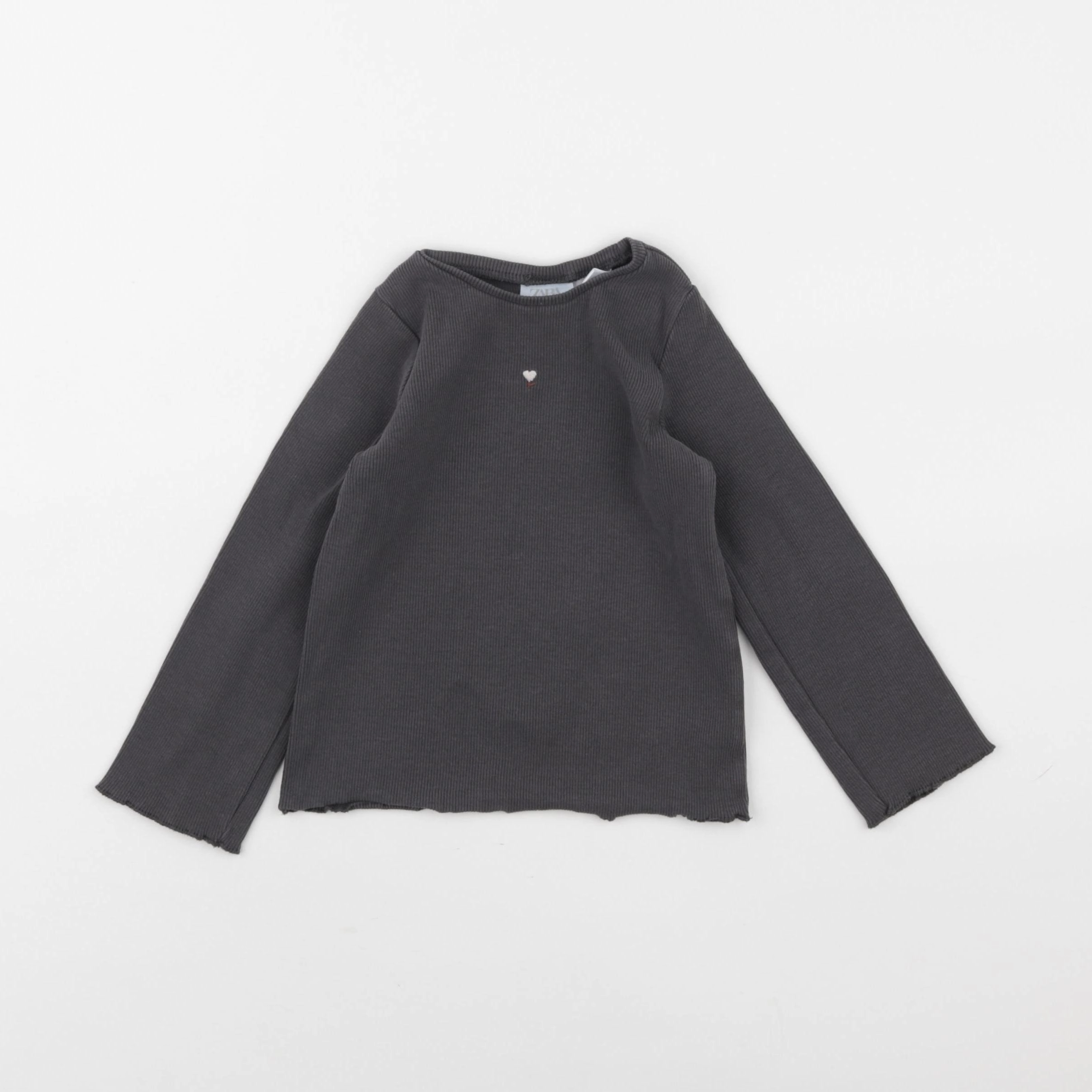 Zara - tee-shirt gris - 18/24 mois