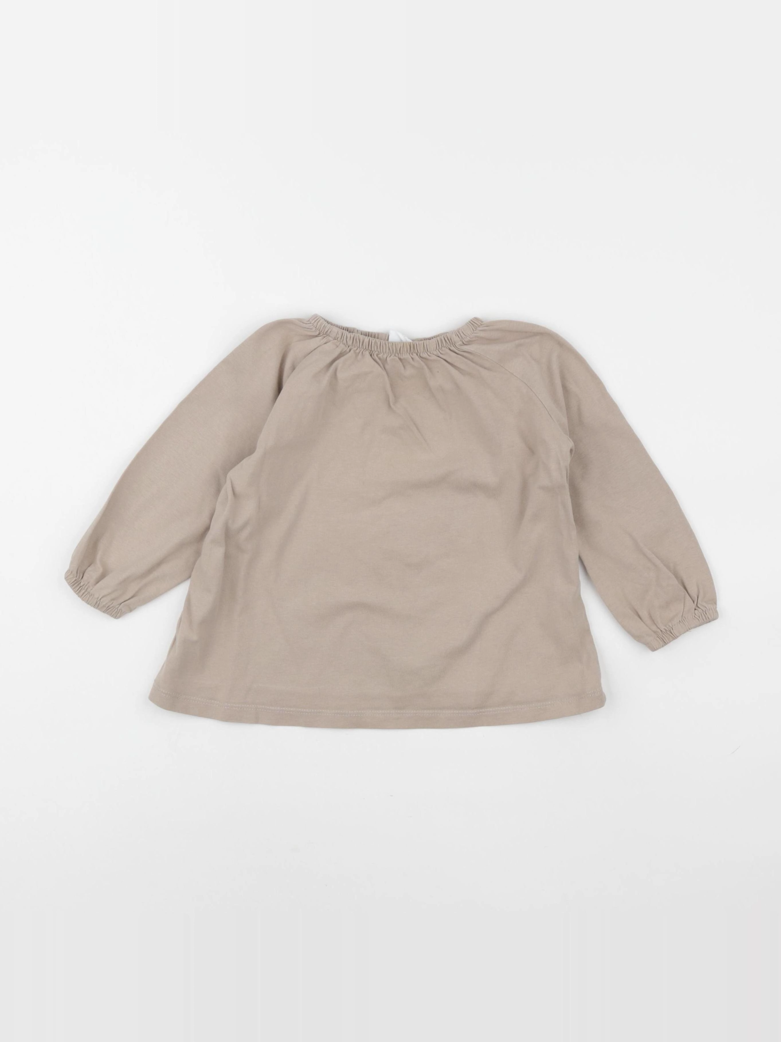Zara - tee-shirt beige - 18/24 mois