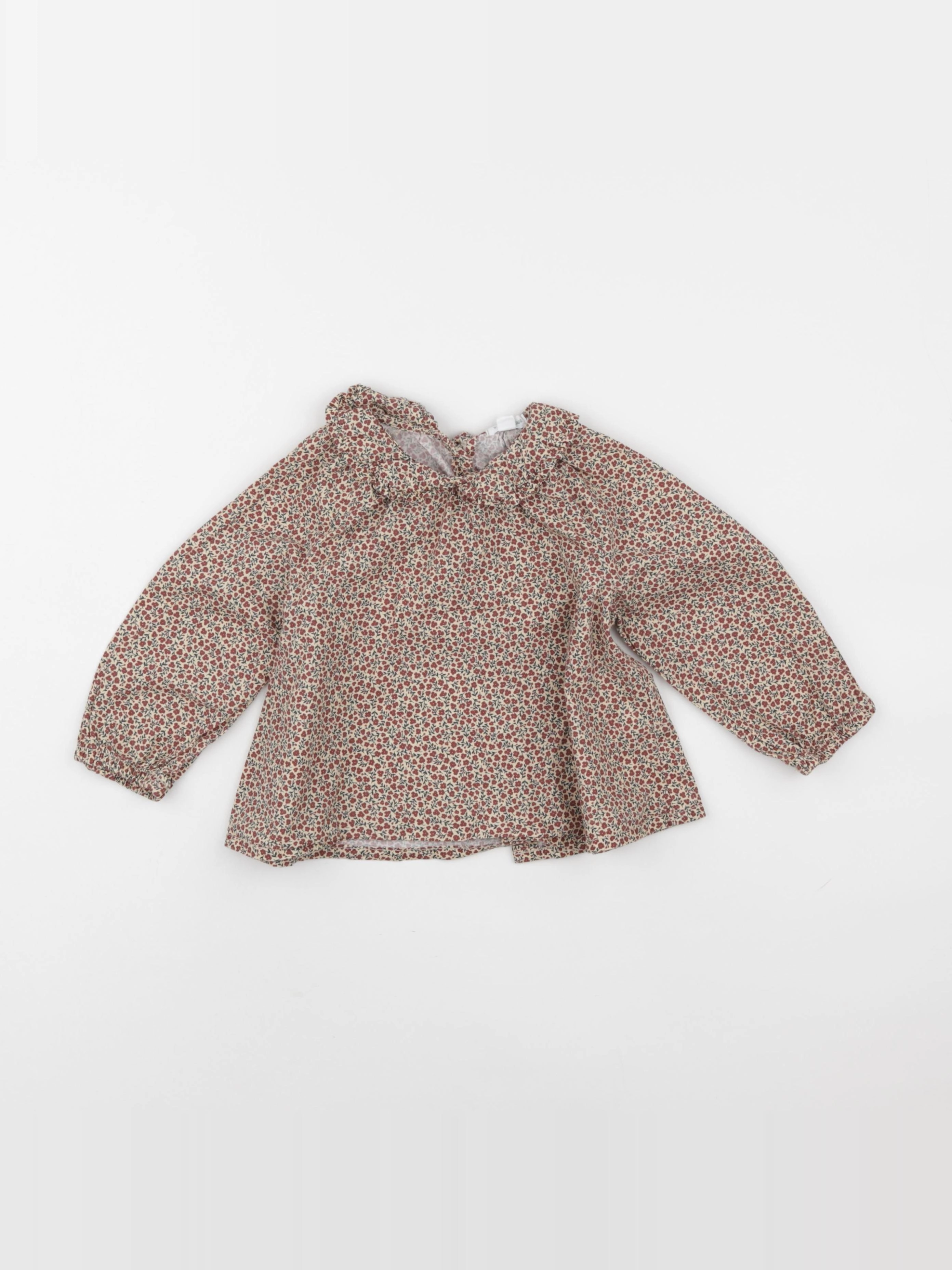 Vertbaudet - blouse multicolore - 24 mois