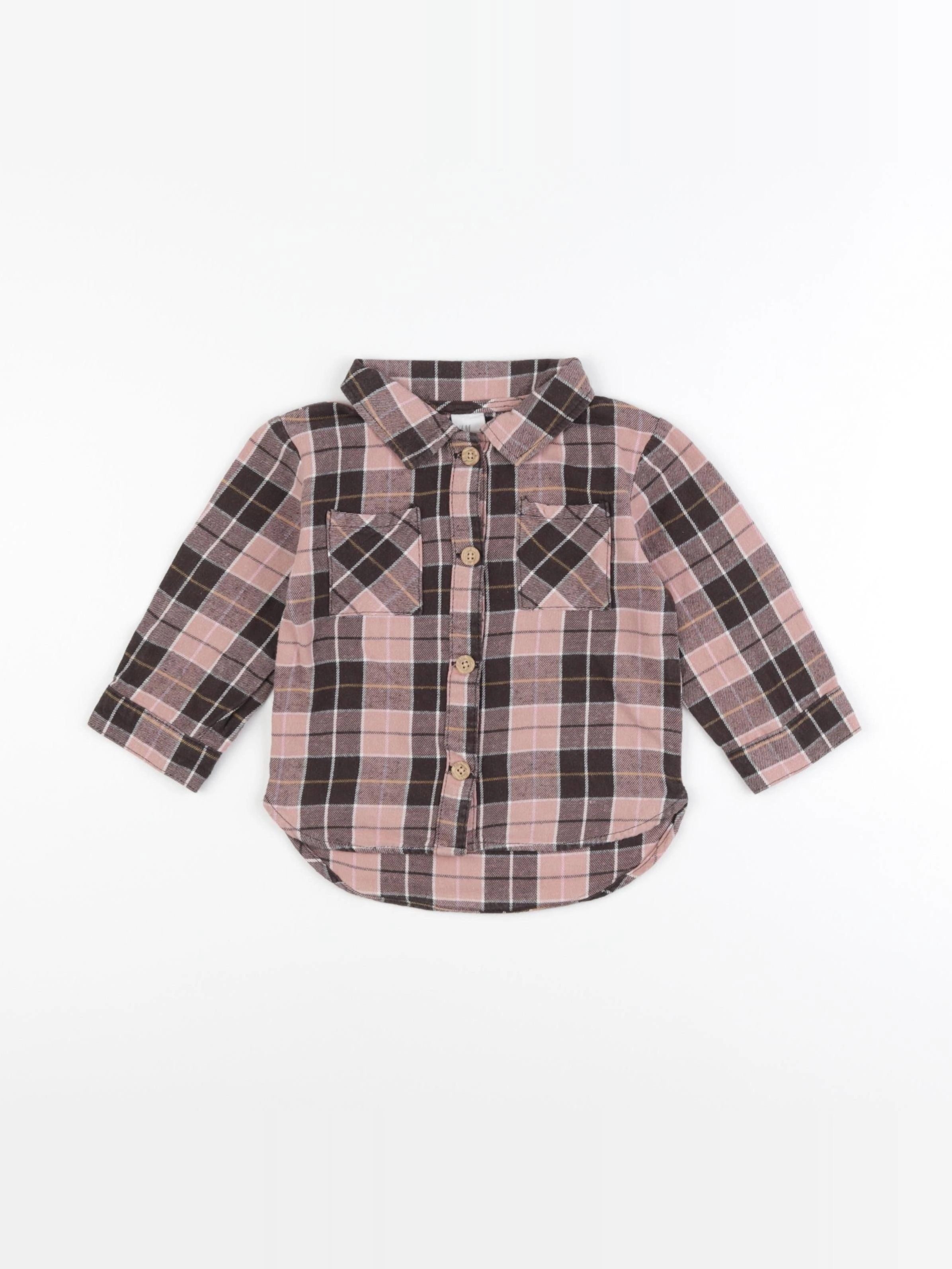 H&M - chemise multicolore - 9/12 mois