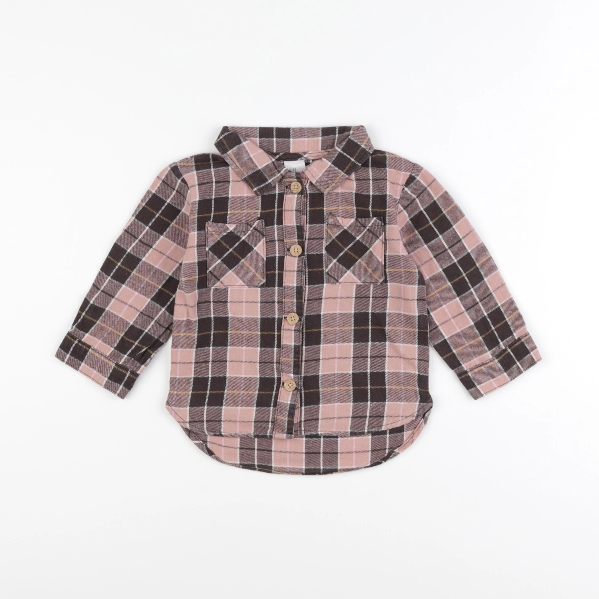 H&M - chemise multicolore - 9/12 mois