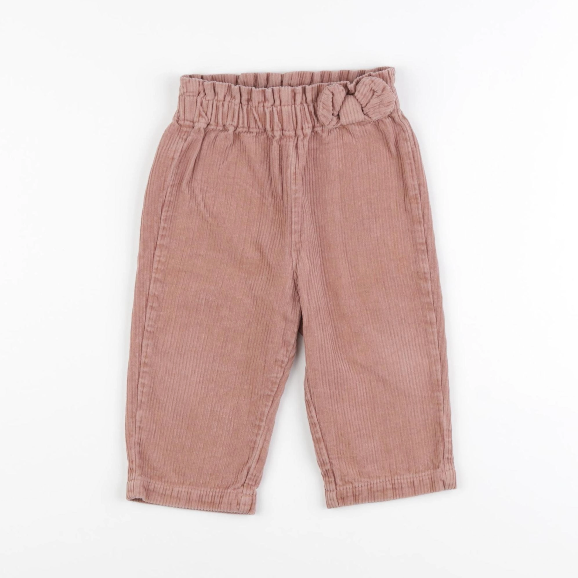 Vertbaudet - pantalon beige - 12 mois