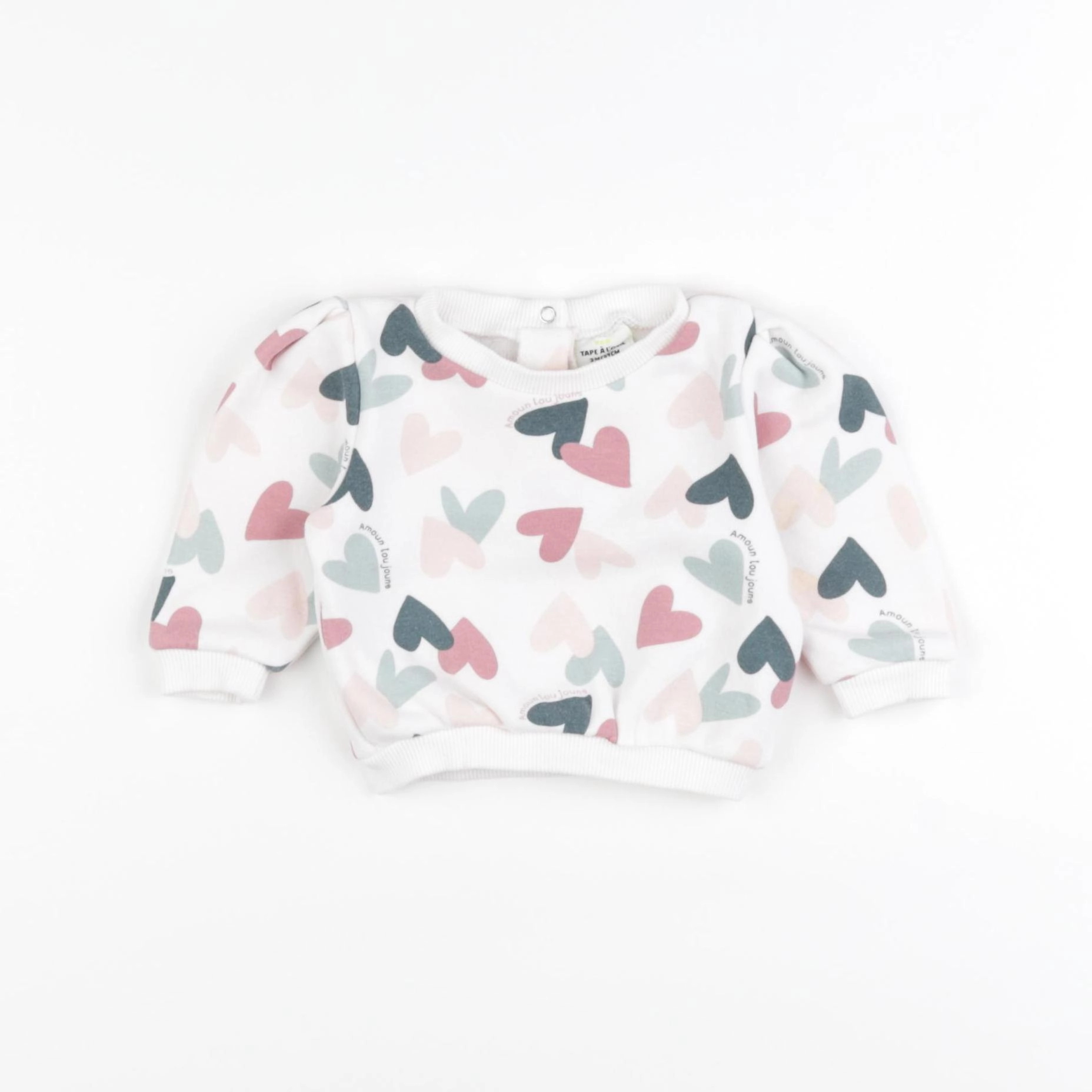 Tape à l'oeil - sweat multicolore - 3 mois