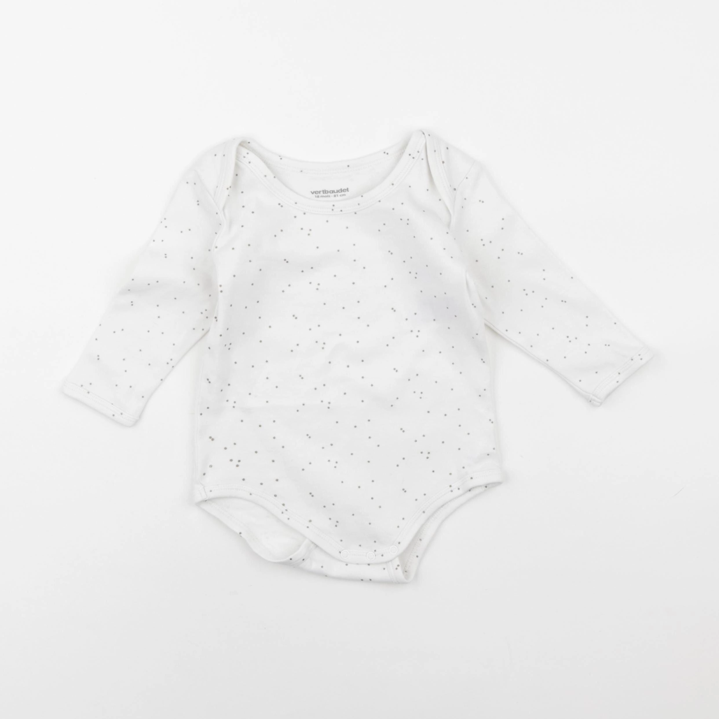 Vertbaudet - body blanc - 18 mois