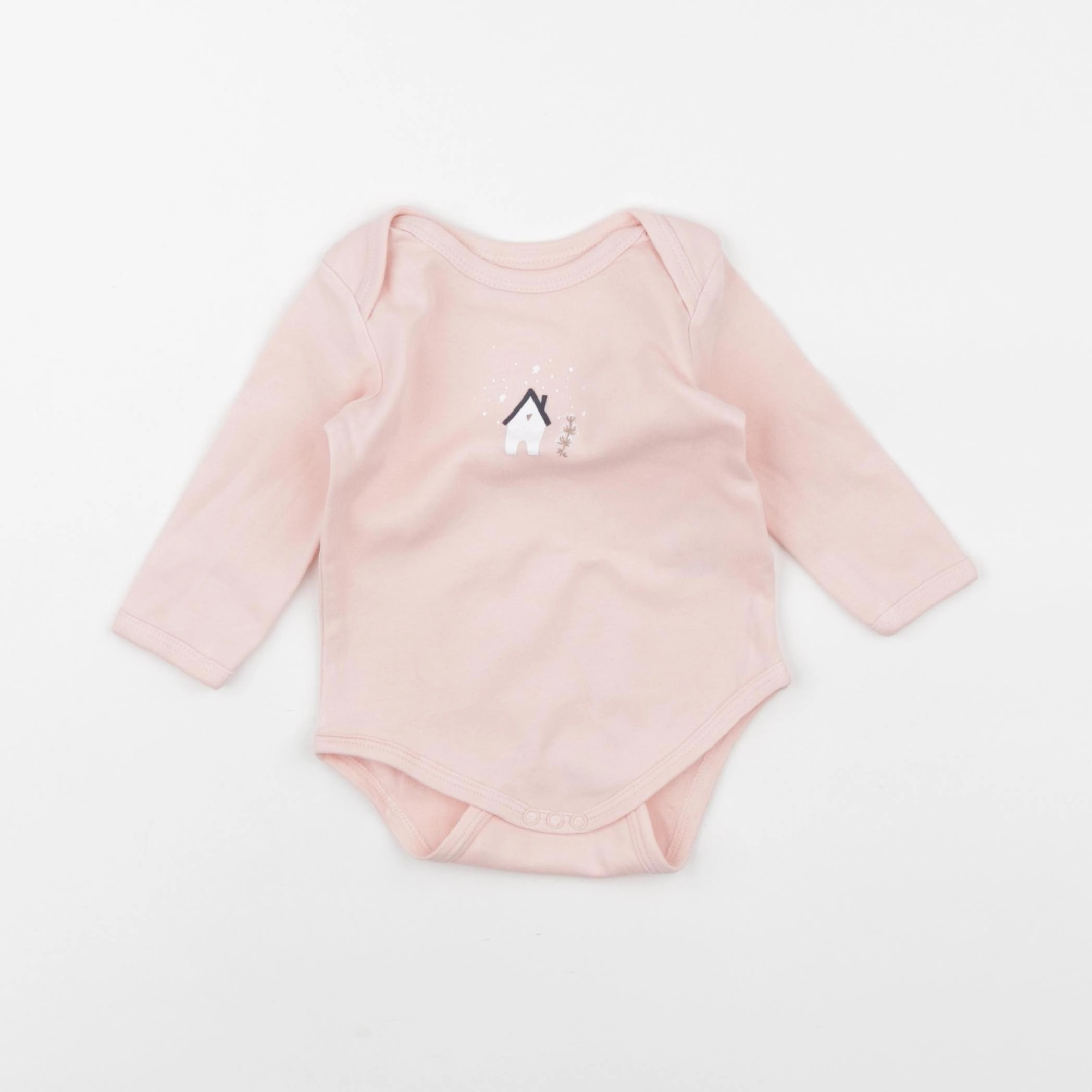 Vertbaudet - body rose - 6 mois