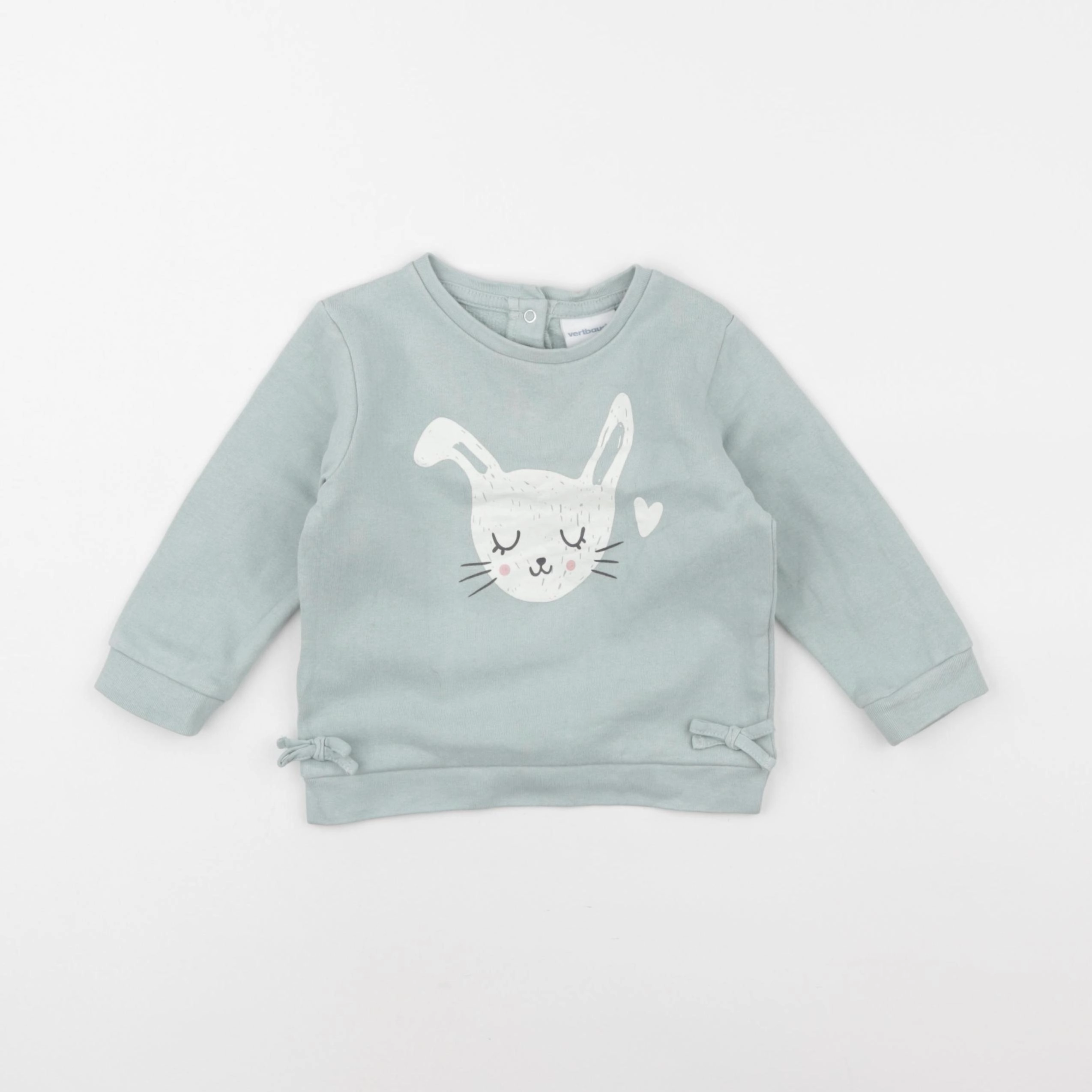 Vertbaudet - sweat bleu - 18 mois
