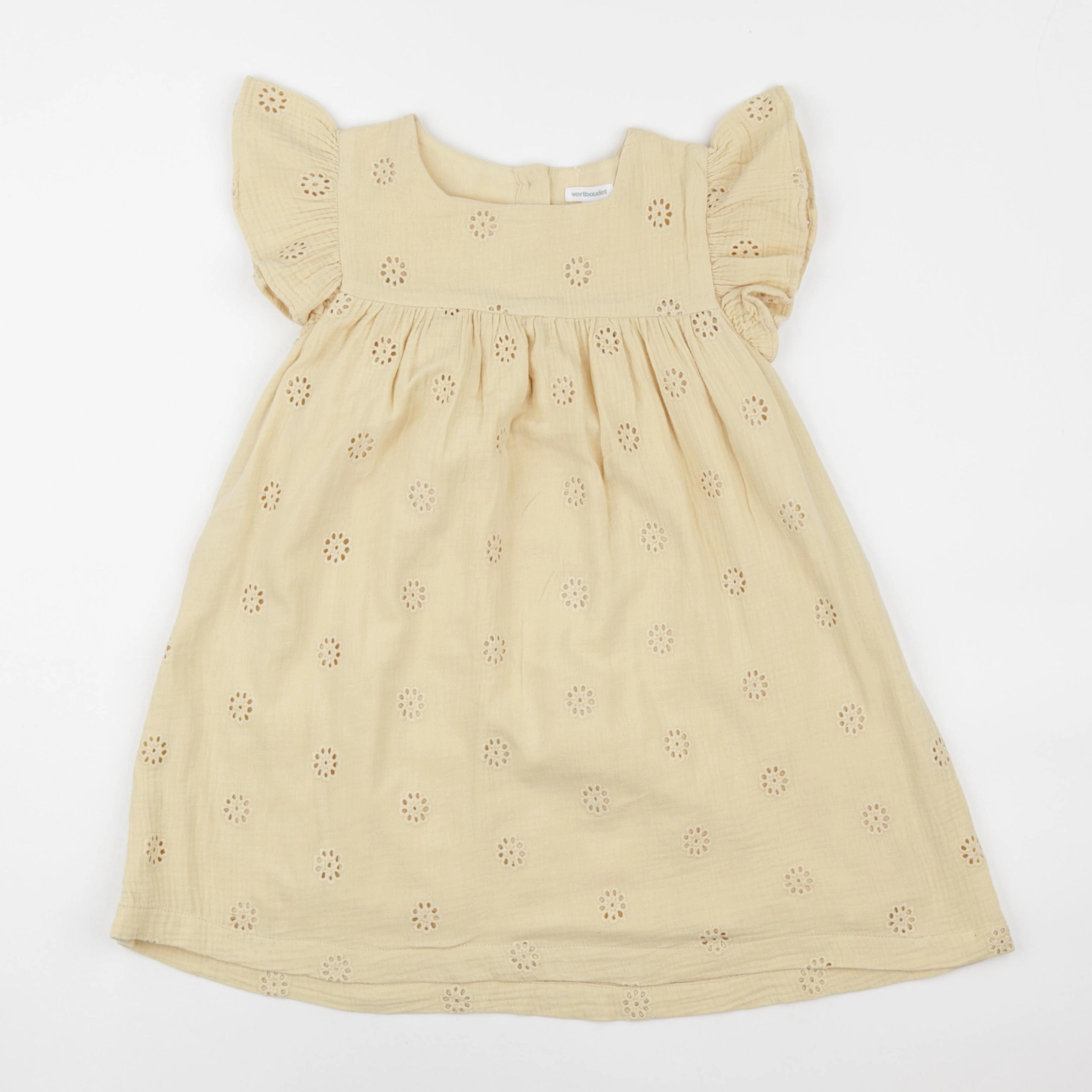 Vertbaudet - robe jaune - 8 ans