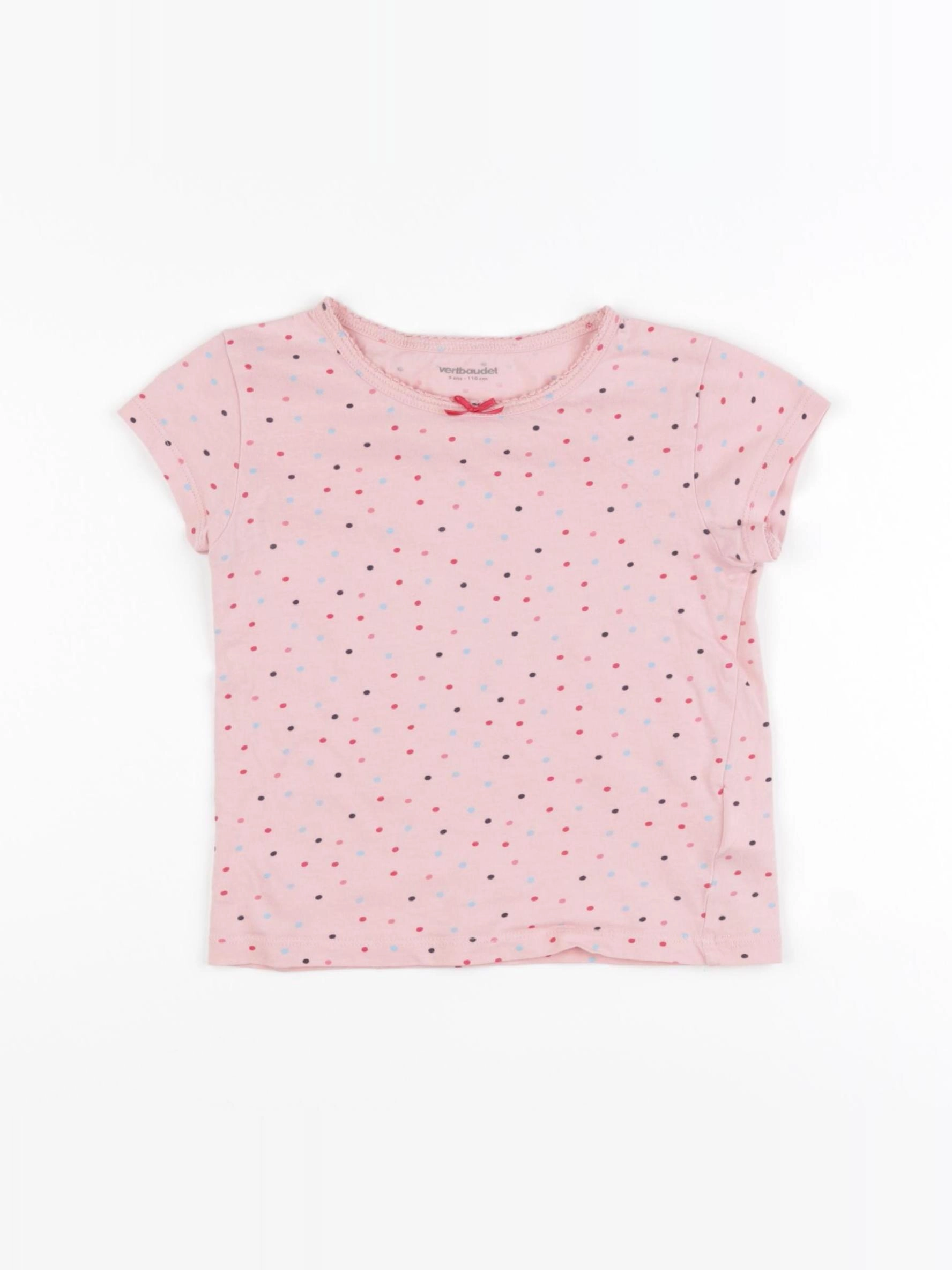 Vertbaudet - maillot de corps rose - 5 ans