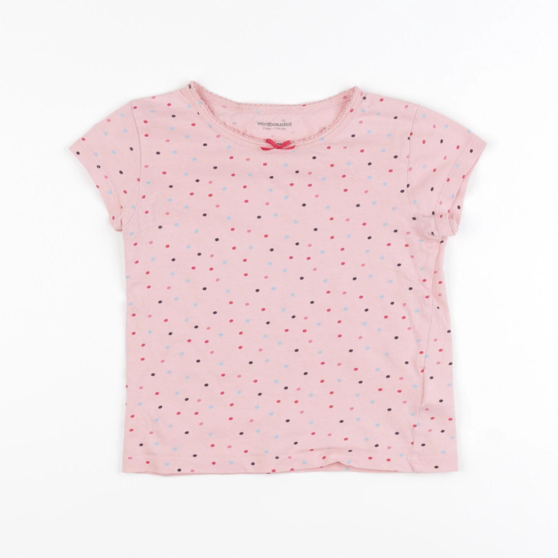 Vertbaudet - maillot de corps rose - 5 ans