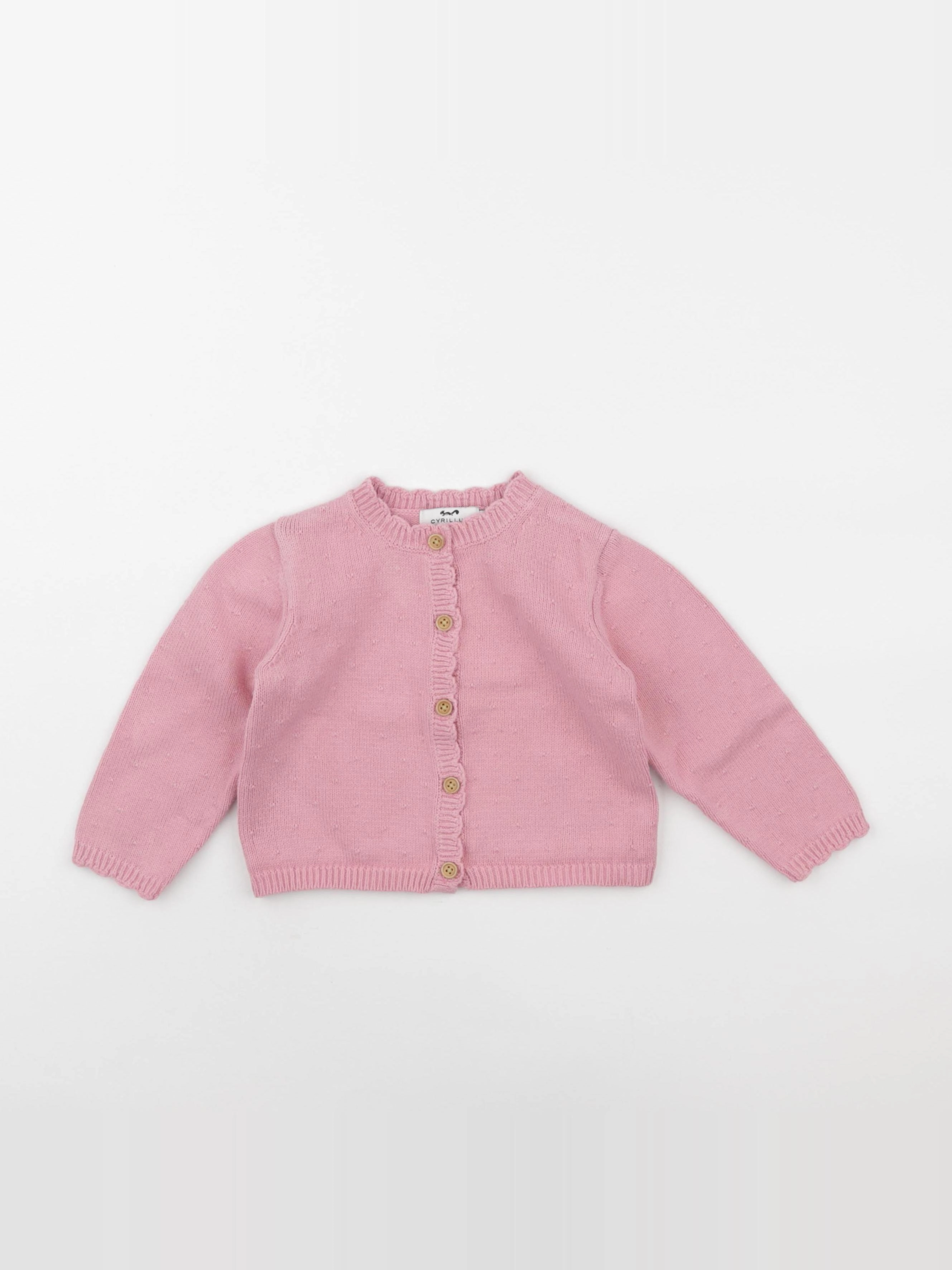 Cyrillus - gilet rose - 24 mois