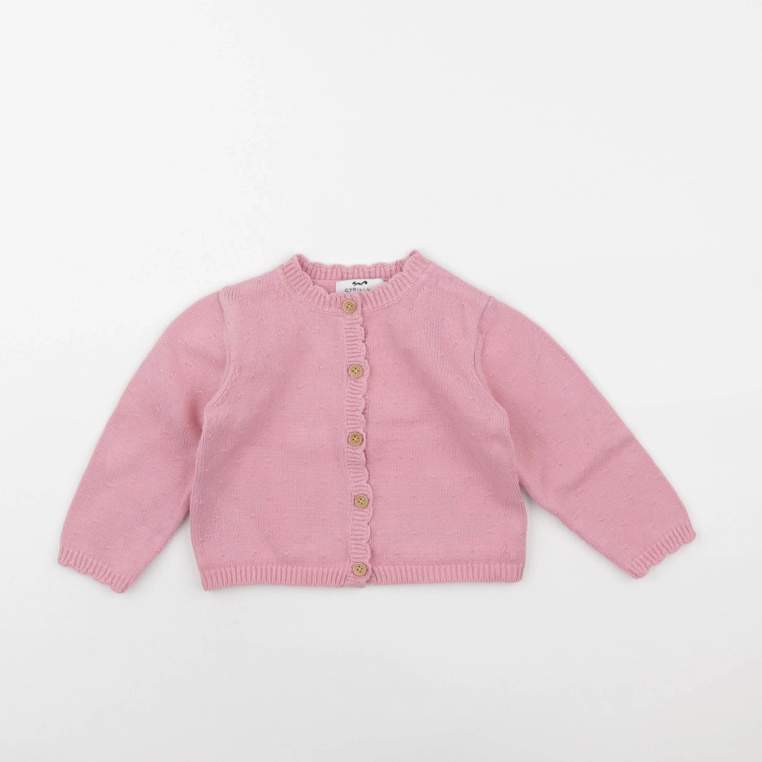 Cyrillus - gilet rose - 24 mois