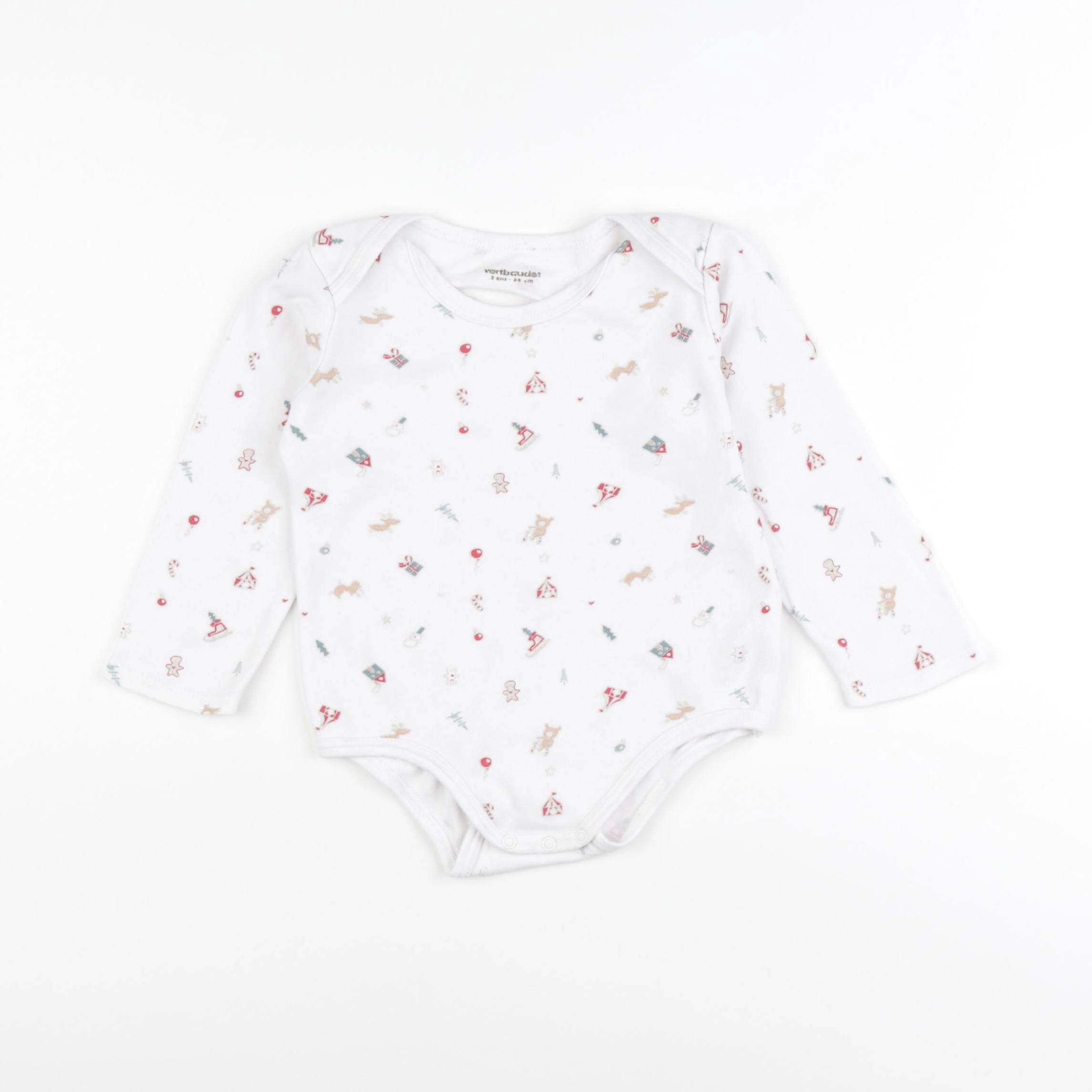 Vertbaudet - body multicolore - 3 ans