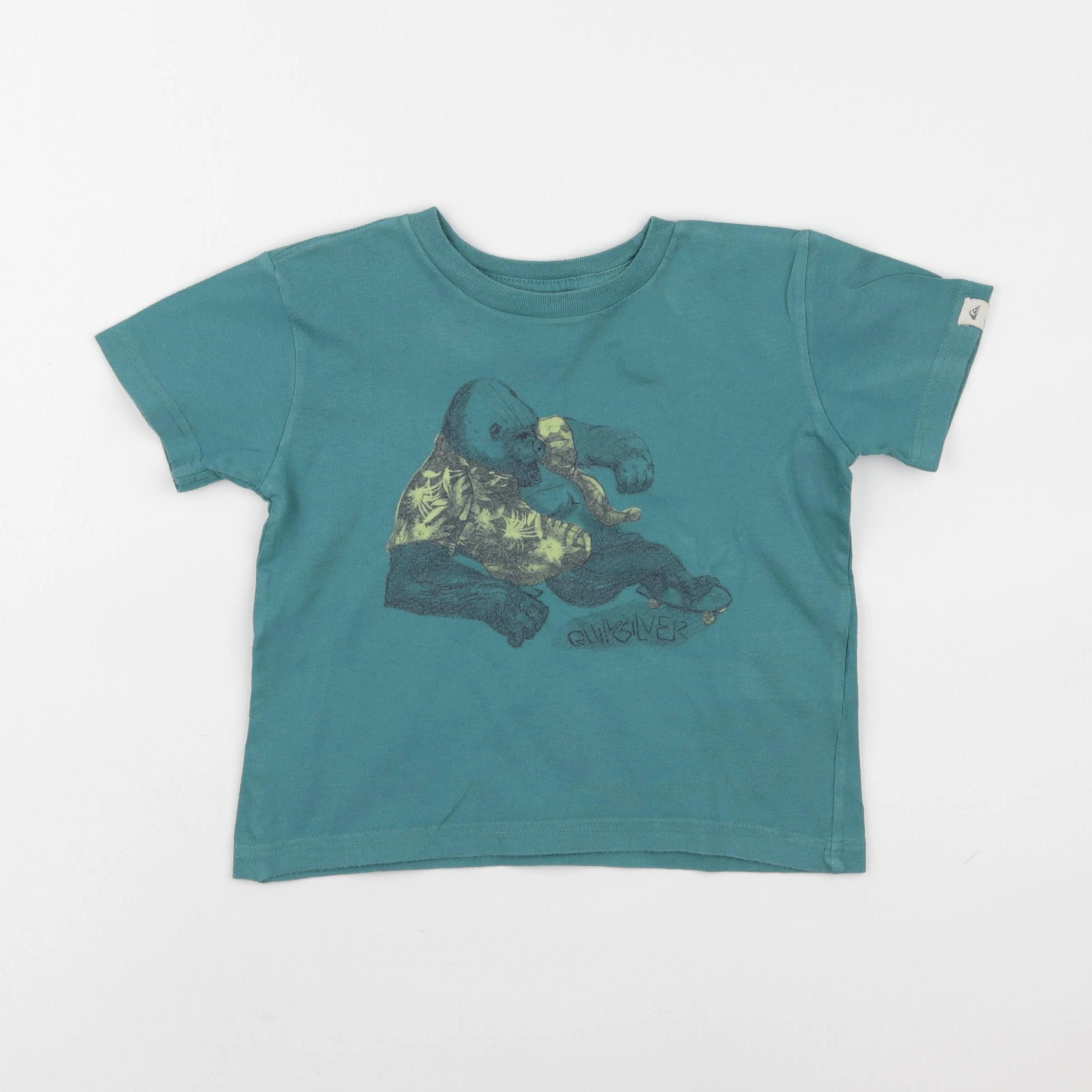 Quiksilver - tee-shirt vert - 4 ans