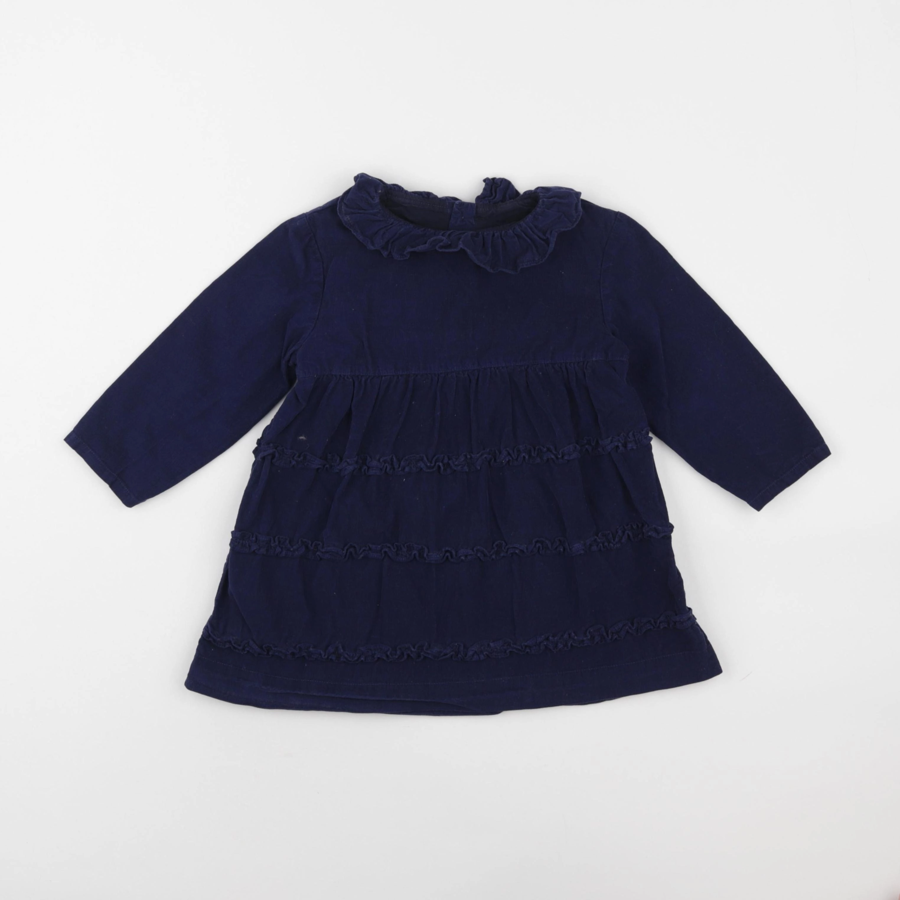 Petit Bateau - robe bleu - 36 mois