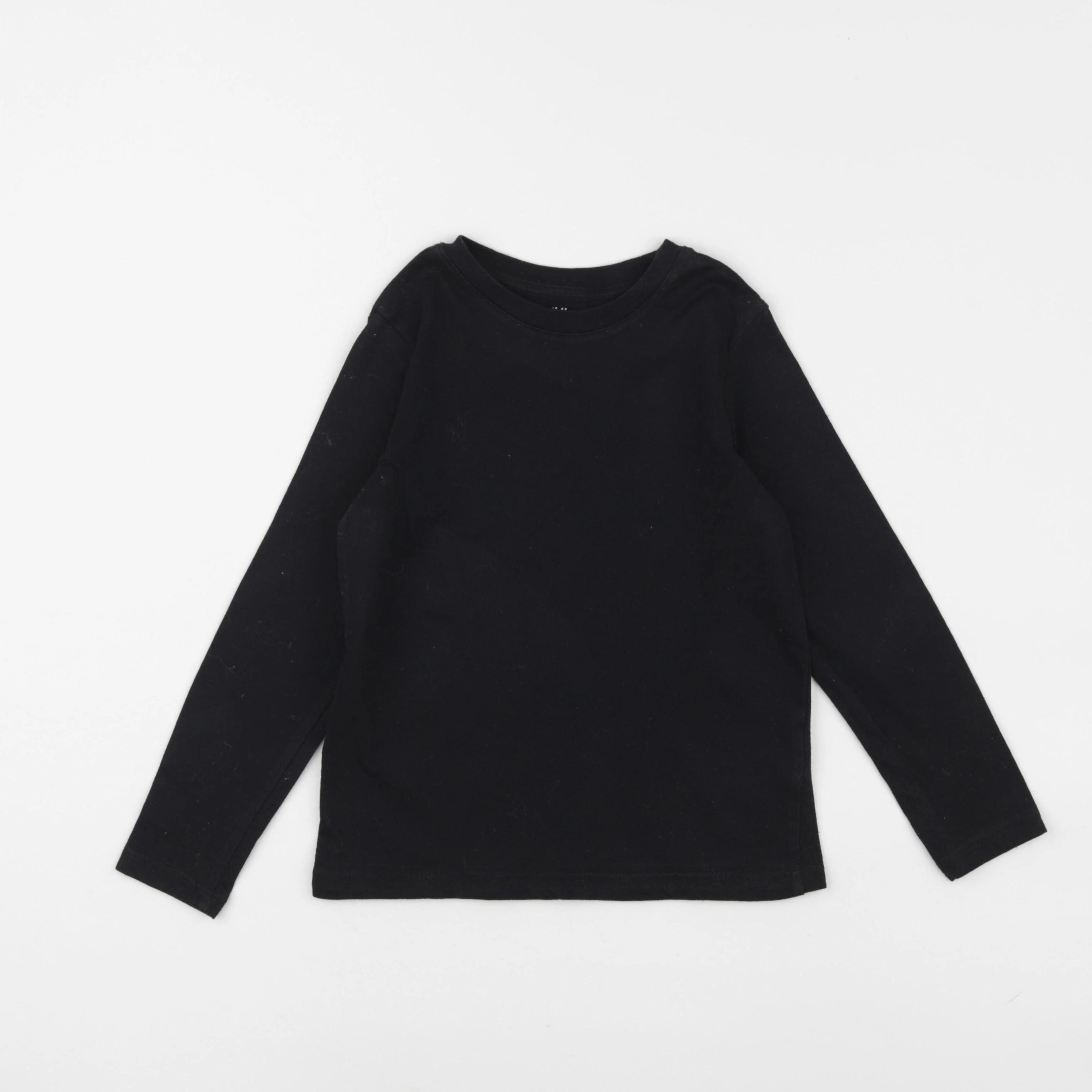 H&M - tee-shirt noir - 4/6 ans