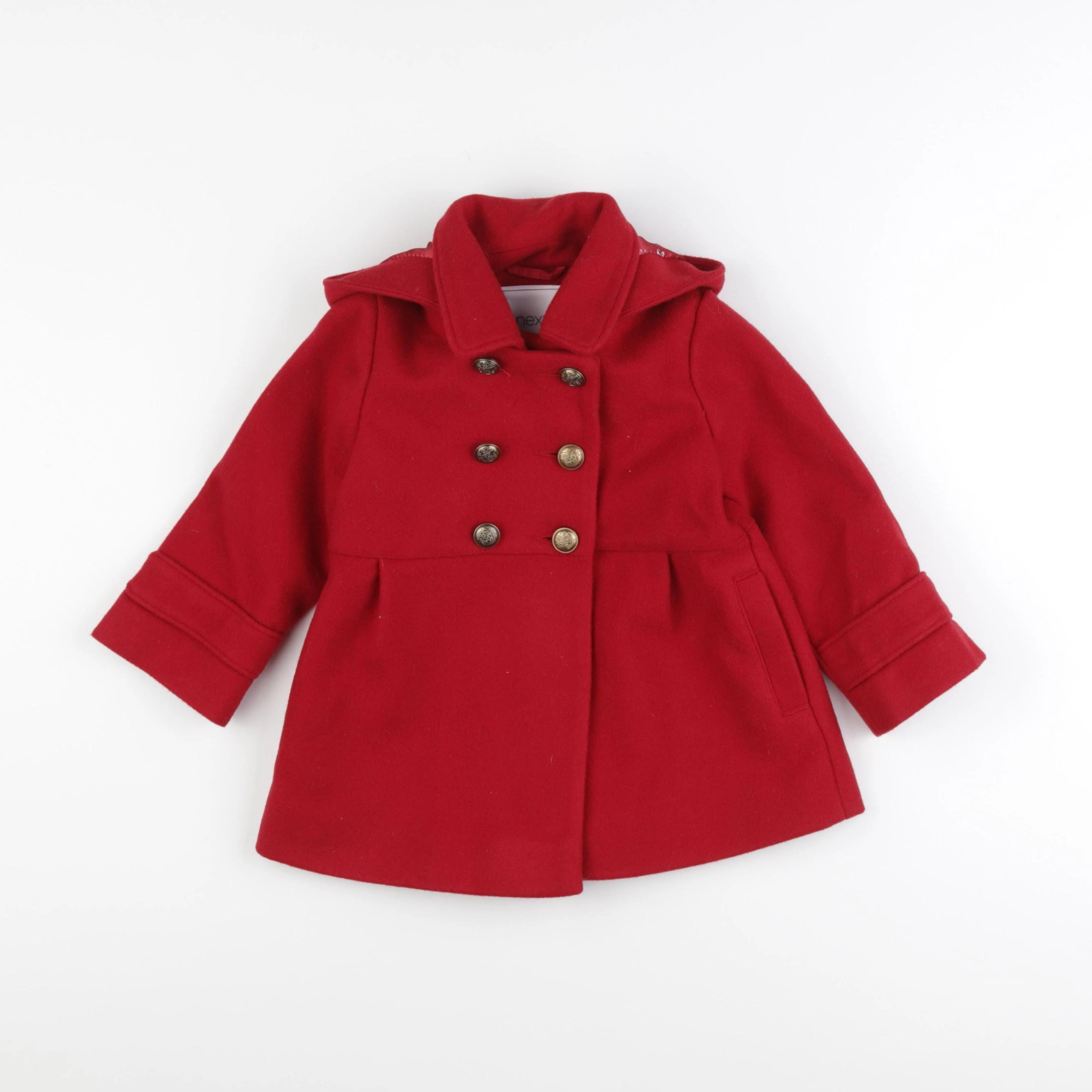 Next - manteau rouge - 18/24 mois