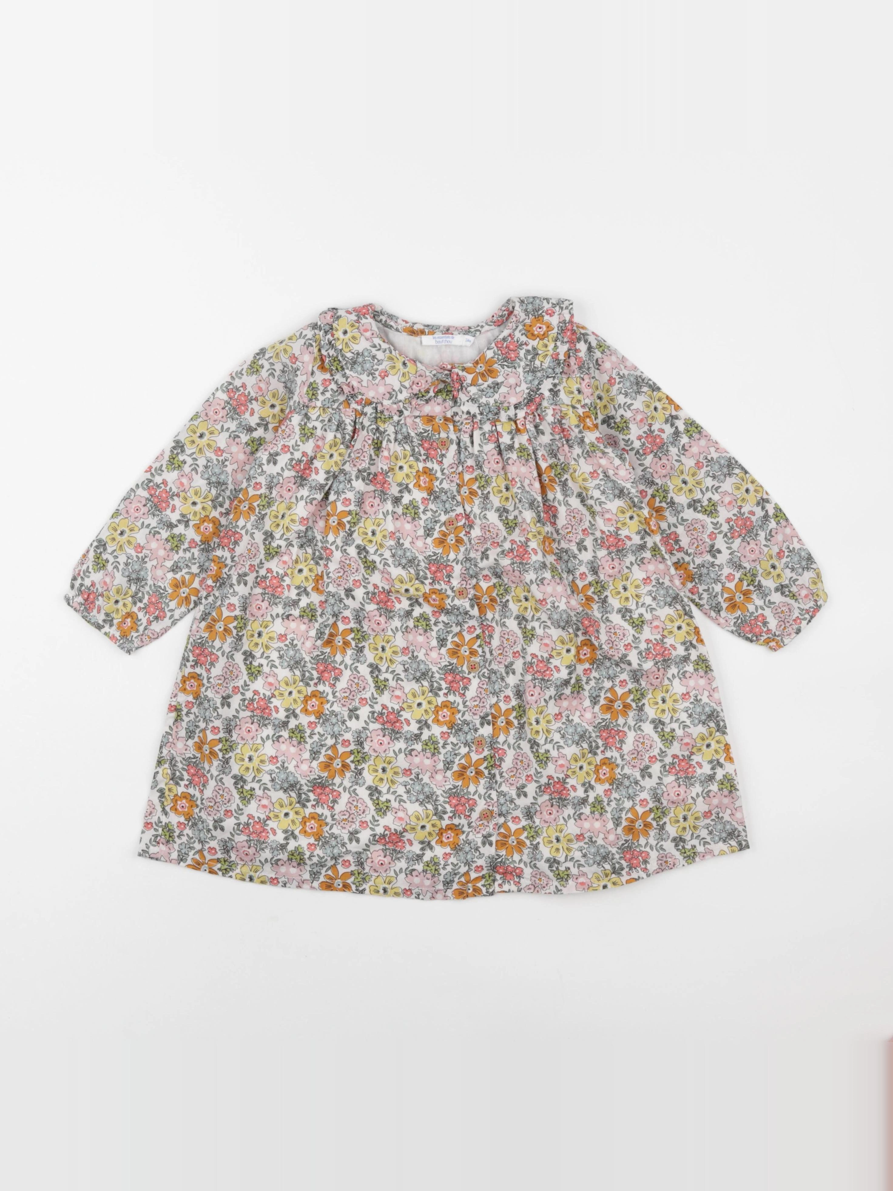 Boutchou - robe multicolore - 24 mois