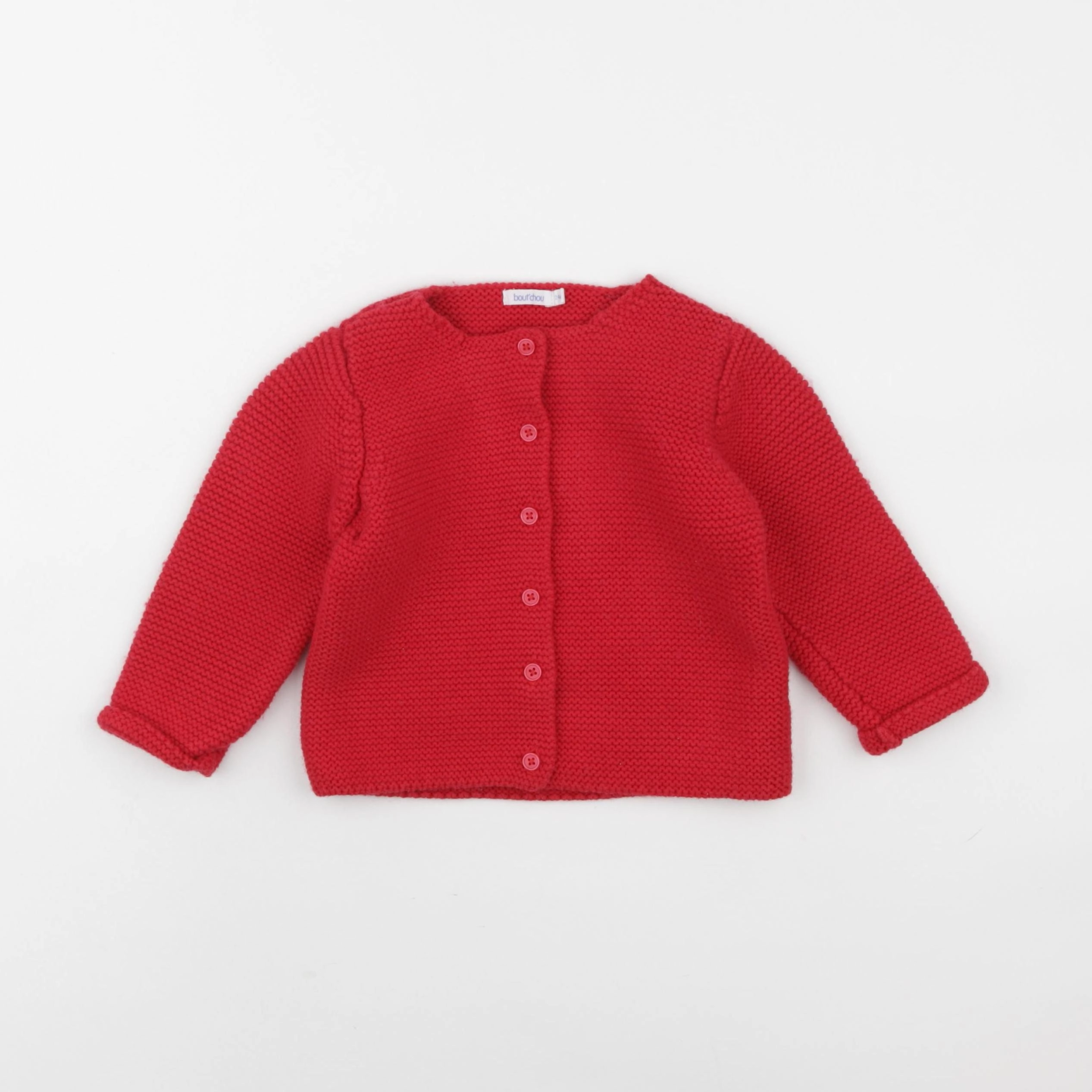Boutchou - gilet rouge - 24 mois