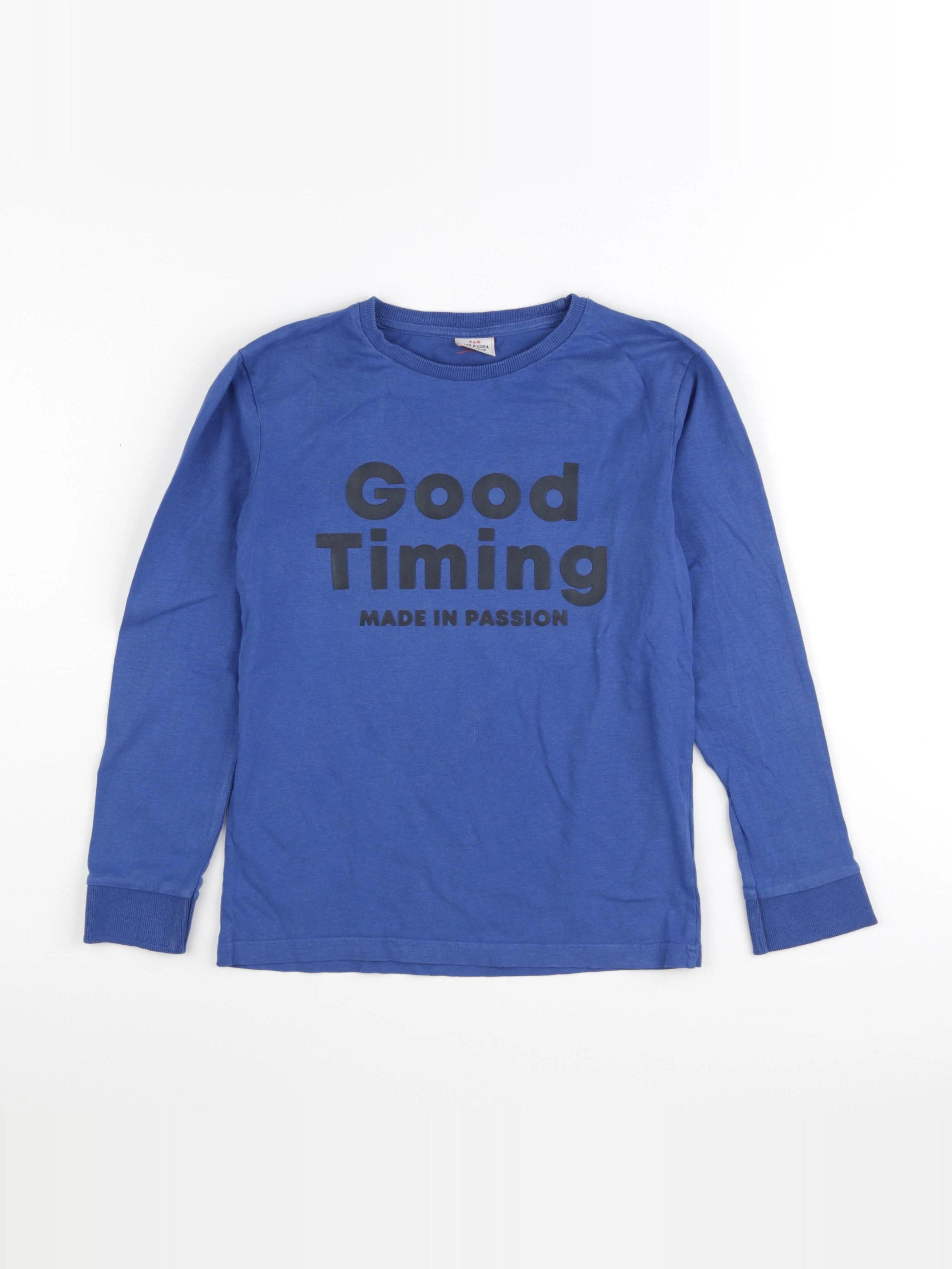 Tape à l'oeil - tee-shirt bleu - 10 ans