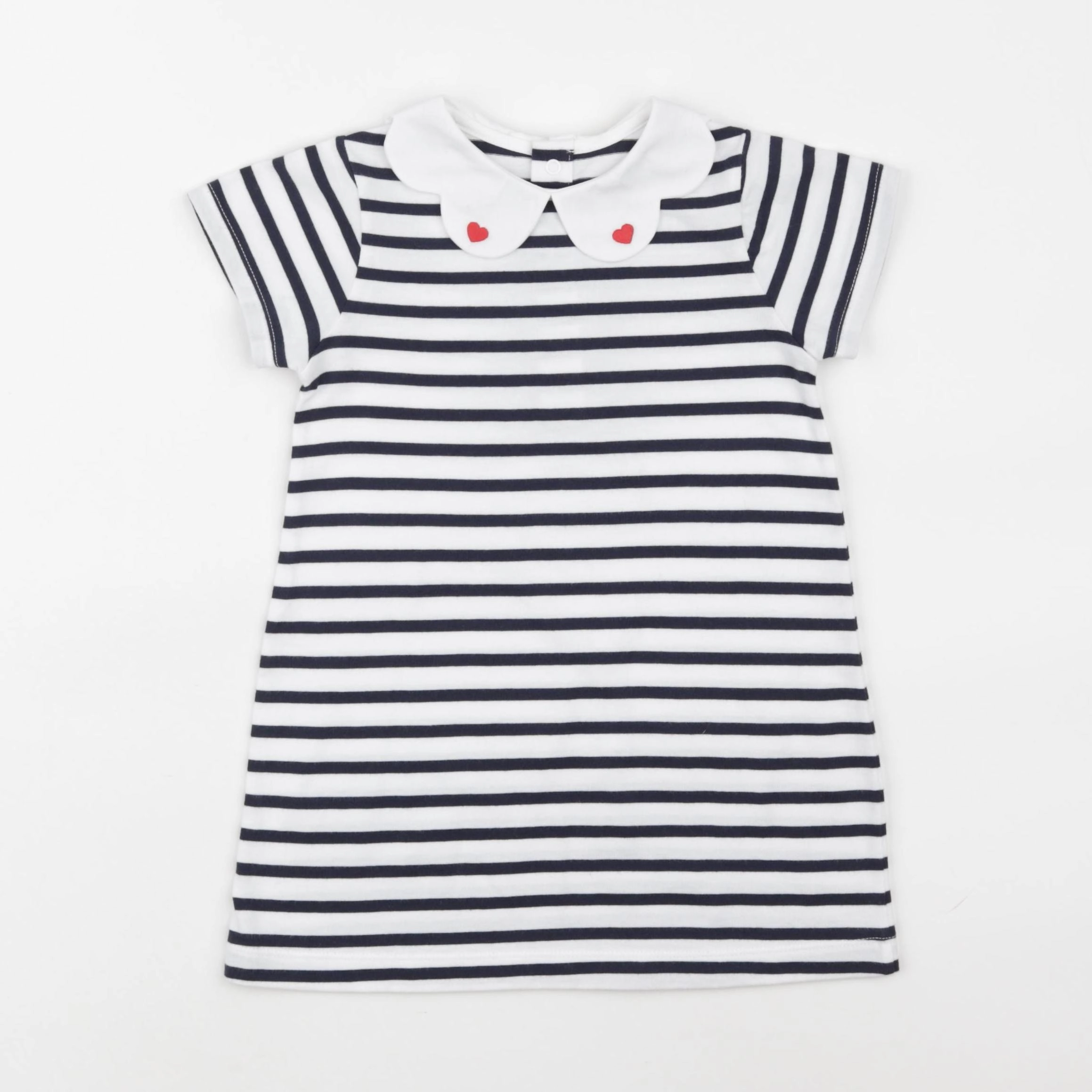 Jacadi - robe blanc, bleu - 36 mois