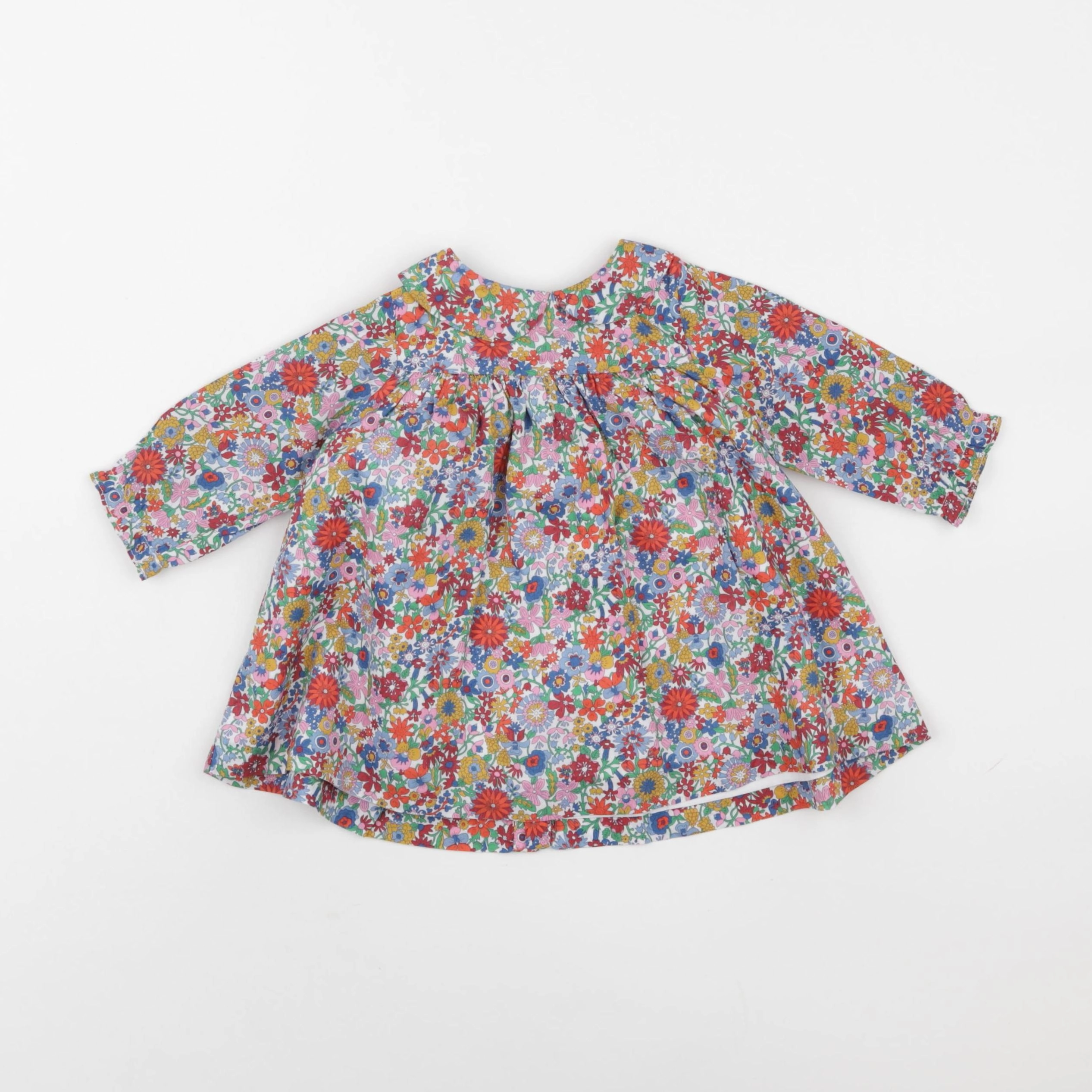 Jacadi - robe liberty multicolore - 6 mois