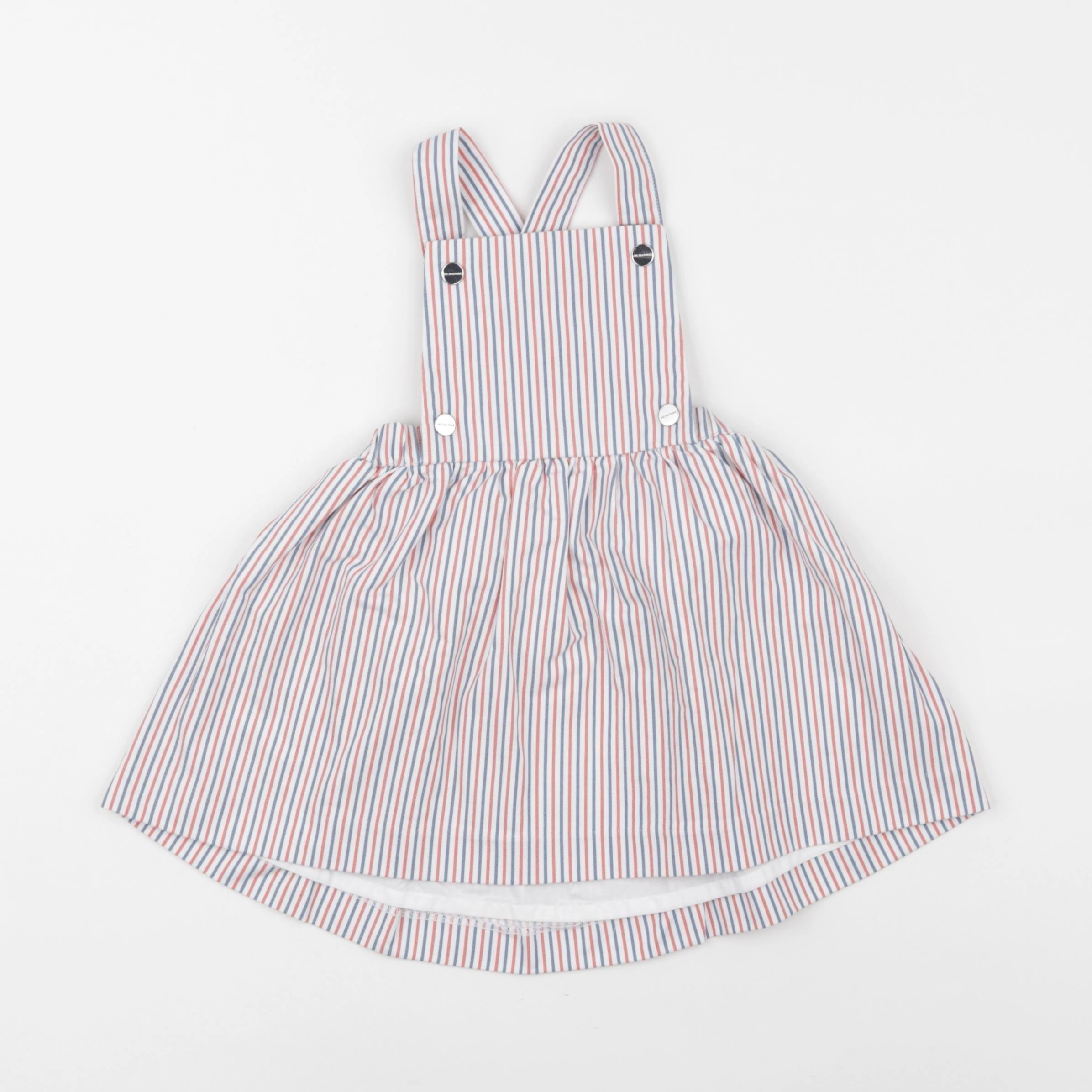 Jacadi - robe blanc, bleu, orange - 18 mois