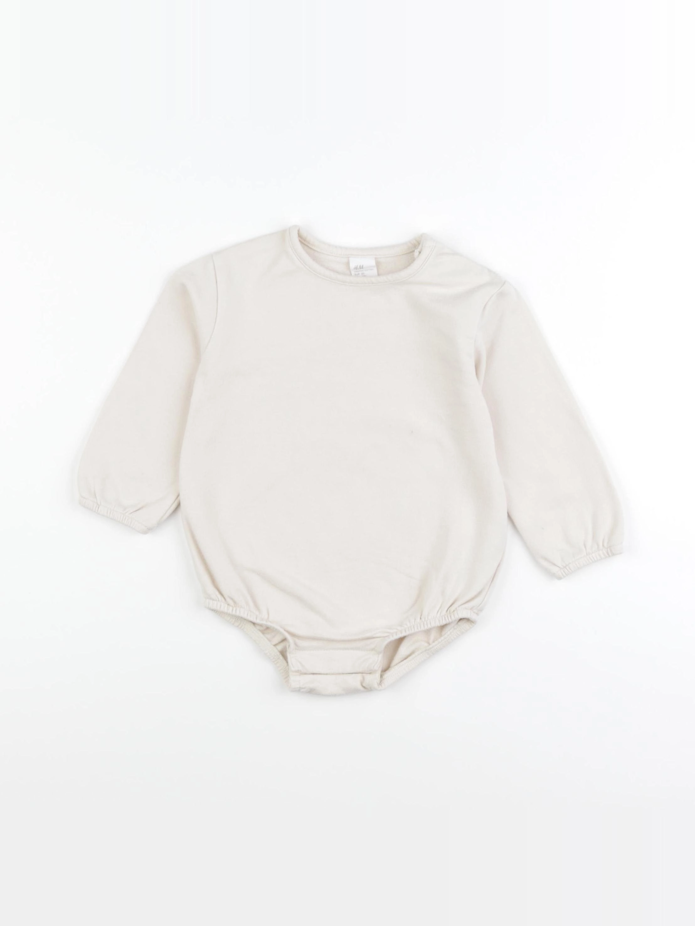 H&M - combinaison beige - 9/12 mois