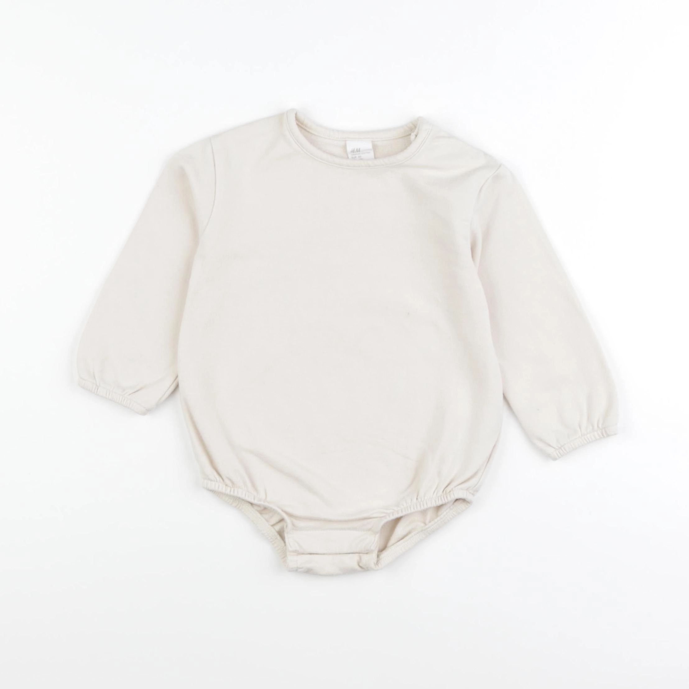 H&M - combinaison beige - 9/12 mois