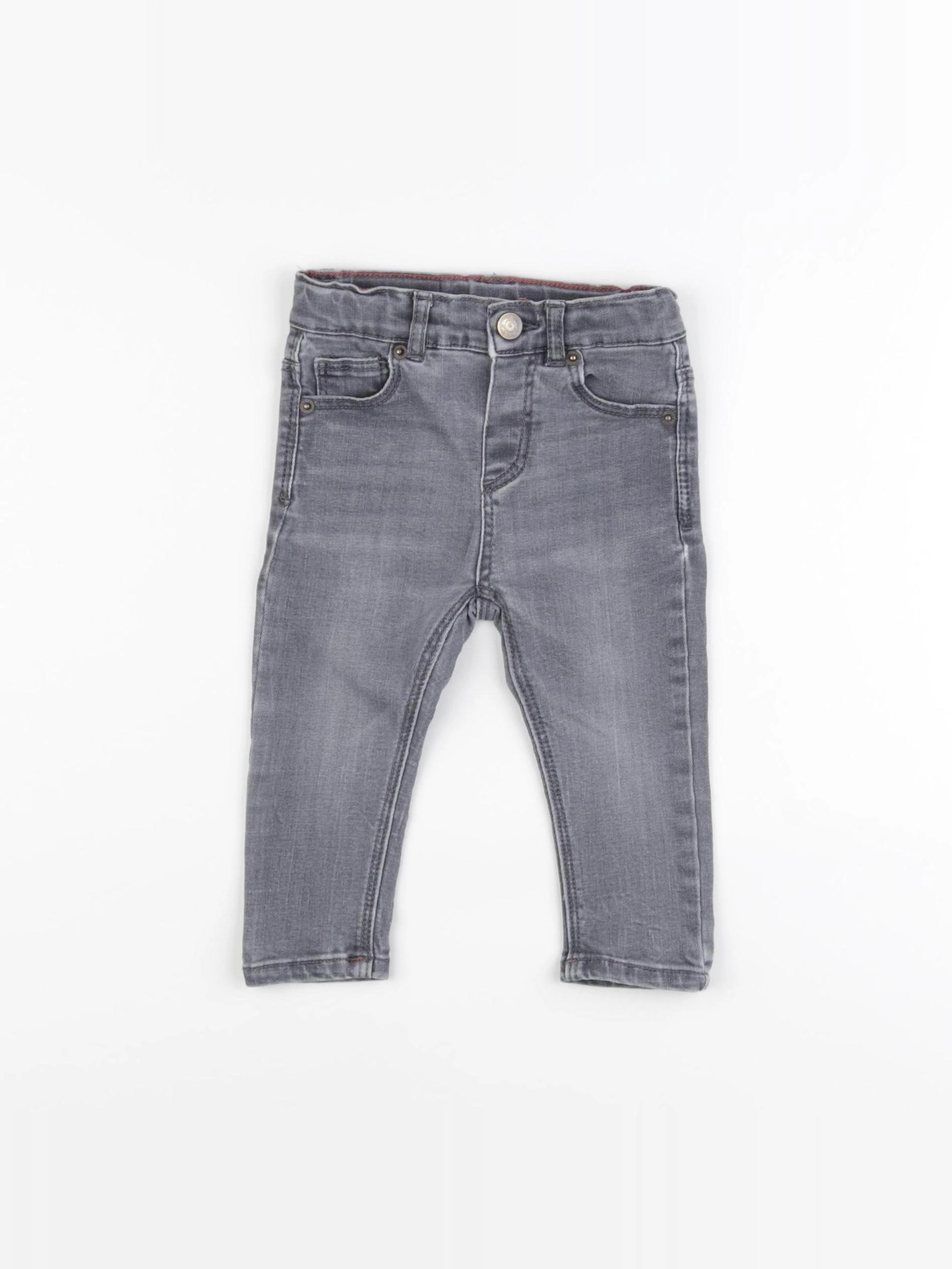 Zara - jean gris - 6/9 mois