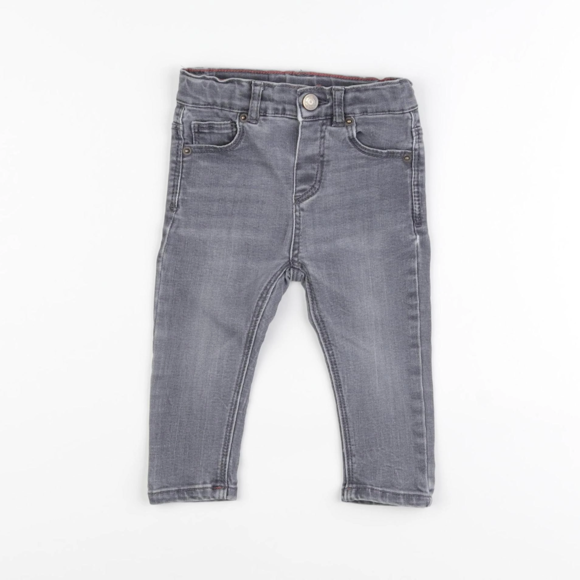 Zara - jean gris - 6/9 mois