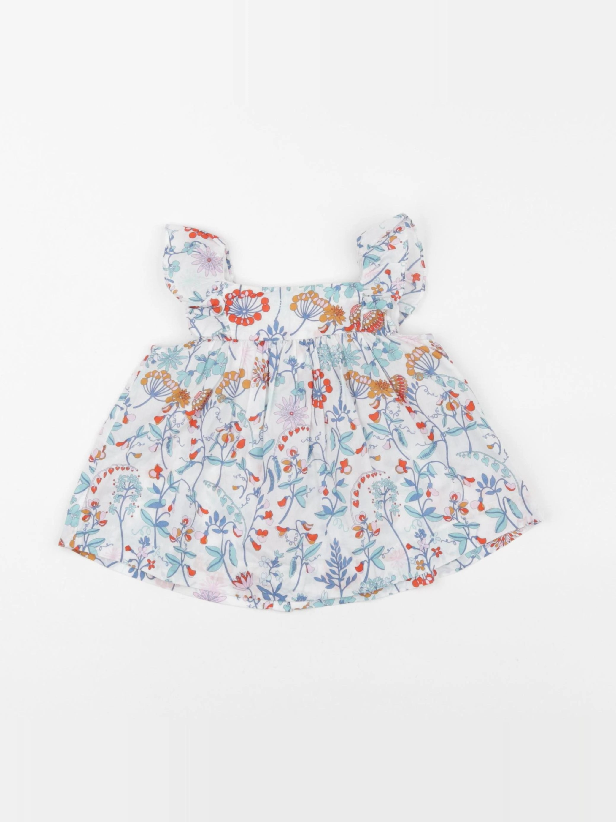 Jacadi - blouse liberty multicolore - 12 mois