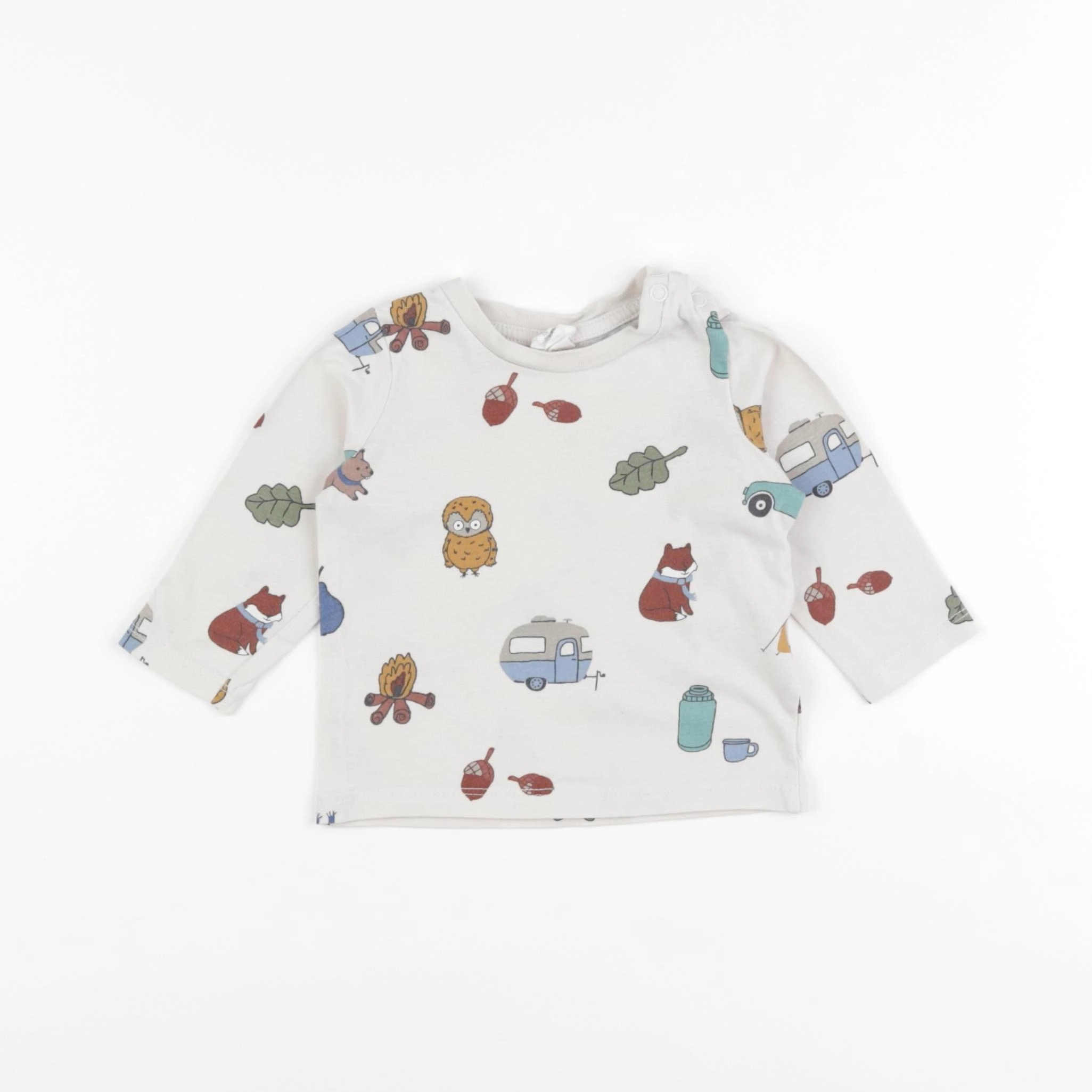 H&M - tee-shirt multicolore - 6 mois
